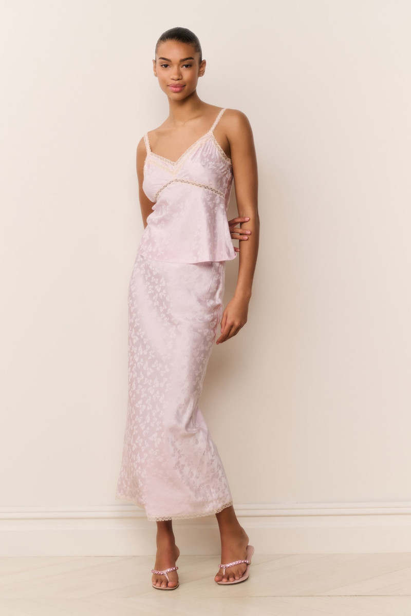 Lirena Silk-Blend Bow Jacquard Top 3