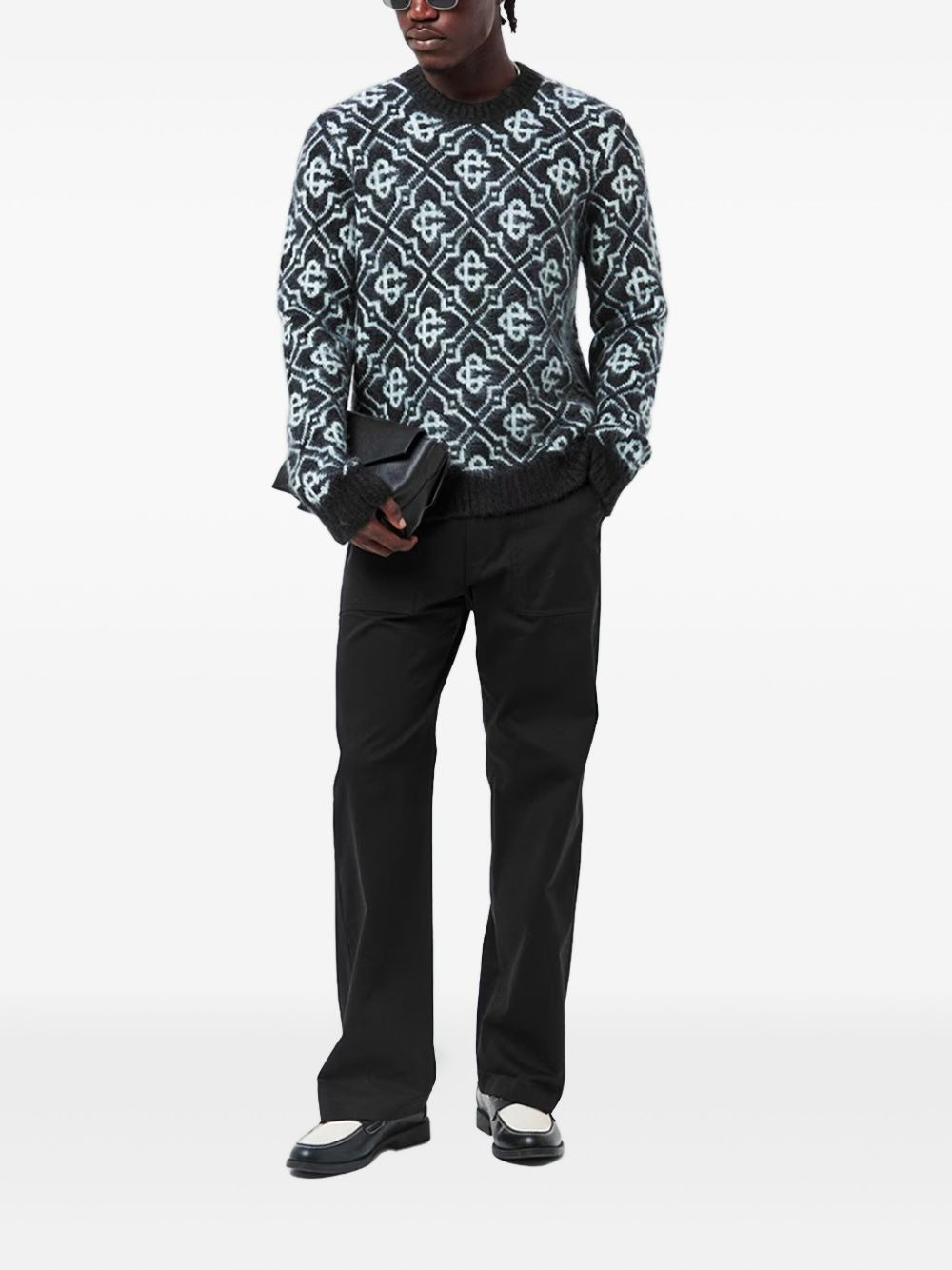 patch-pocket trousers - 2
