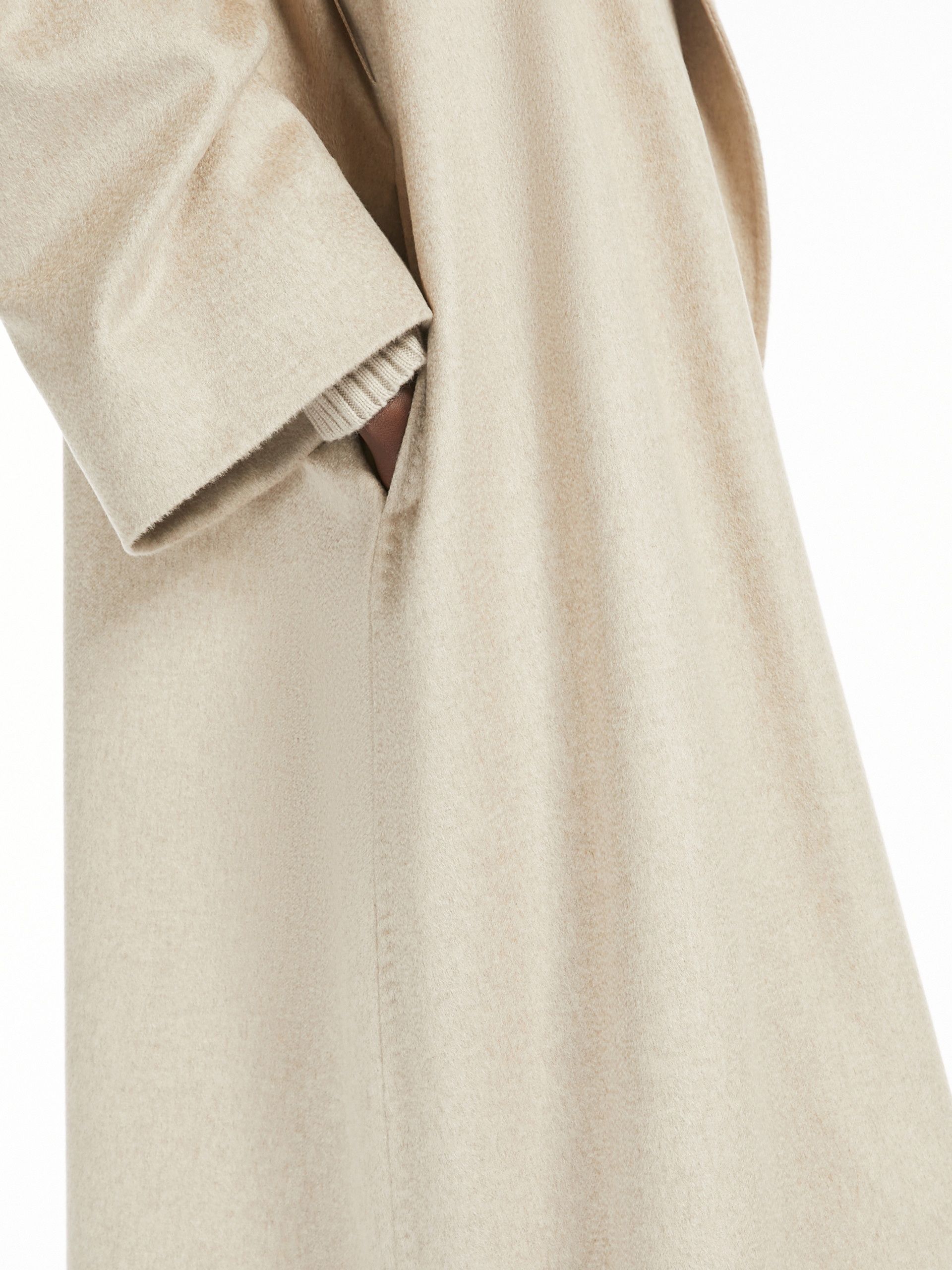 FORNOVO Flared cashmere coat - 5