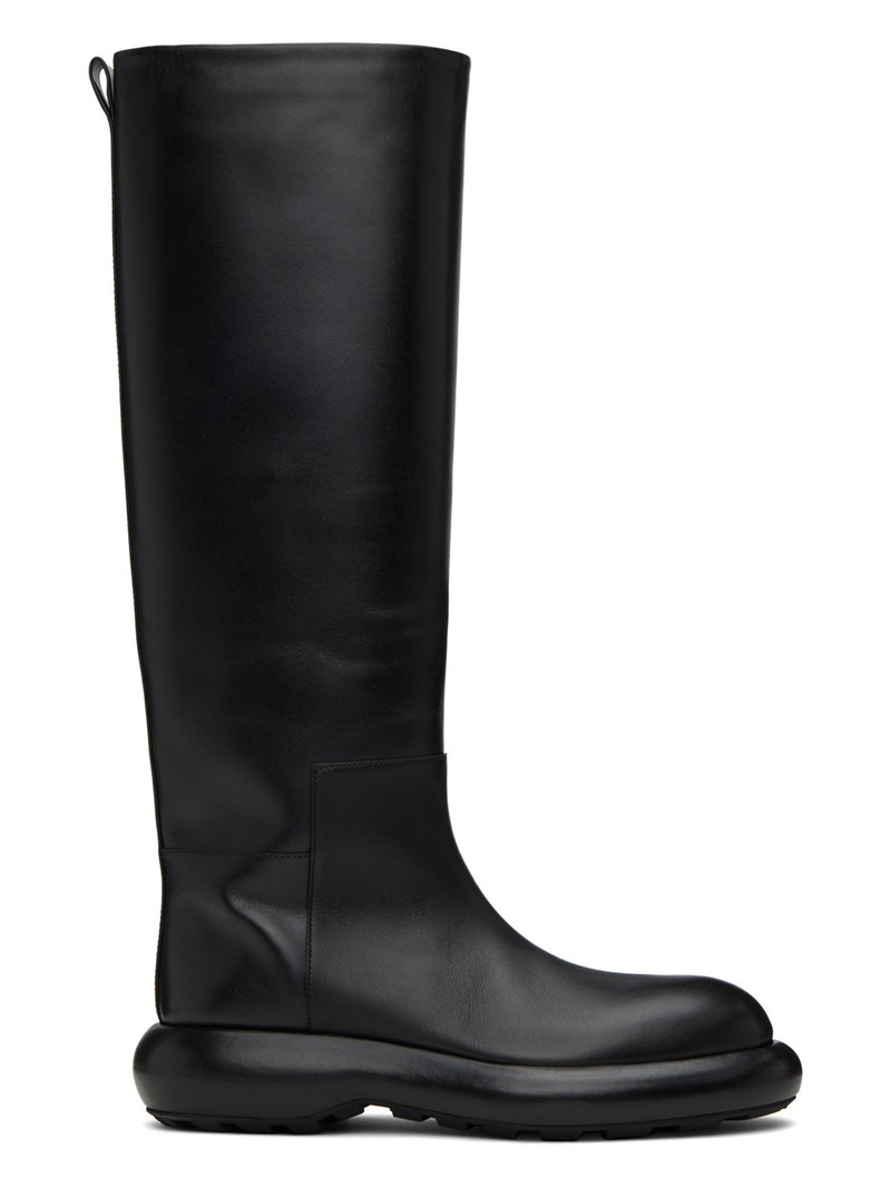 Black Pull-Loop Boots 1