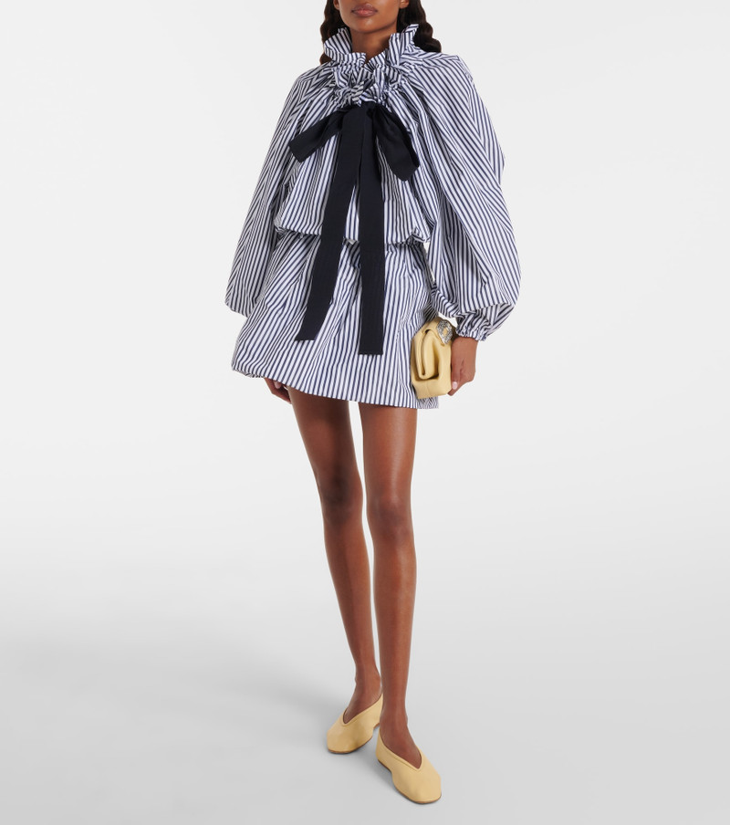 PATOU Striped miniskirt outlook