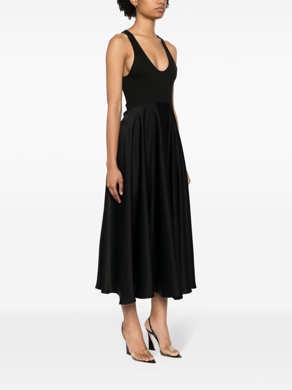 criss-cross flared dress - 4