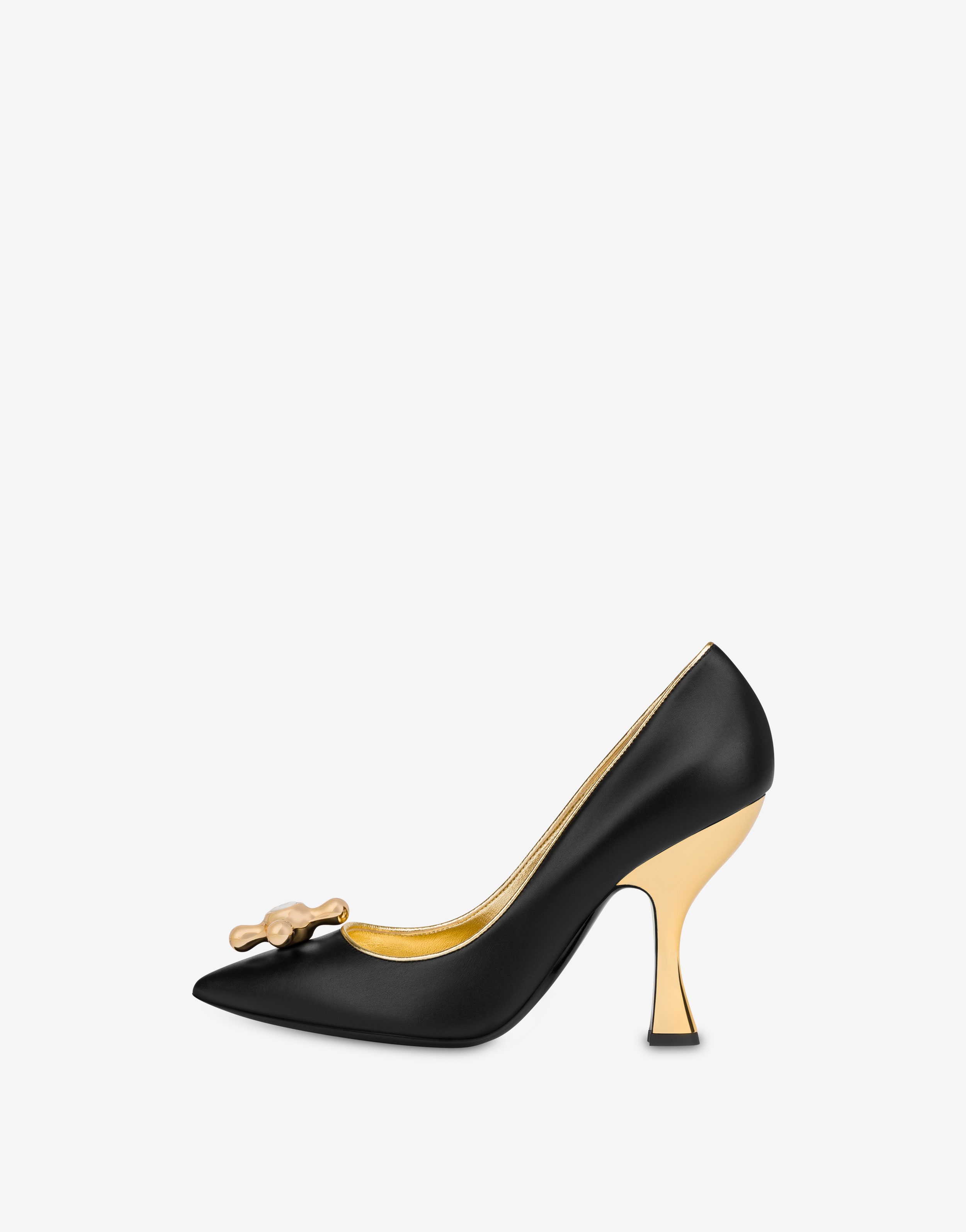 FAUCET DETAIL CALFSKIN COURT SHOES - 2