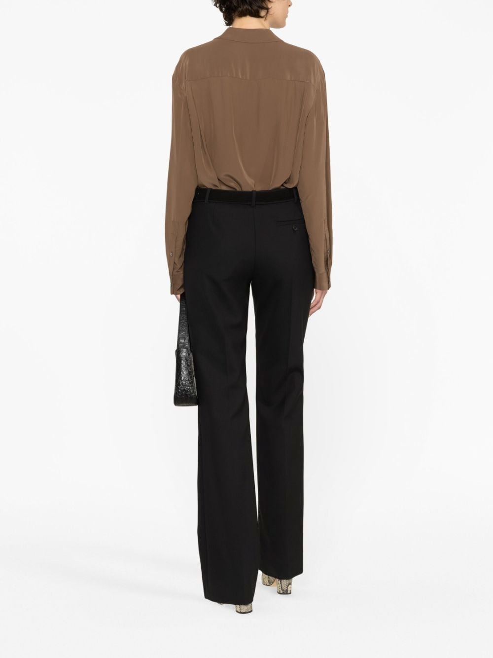 crepe de chine shirt - 3