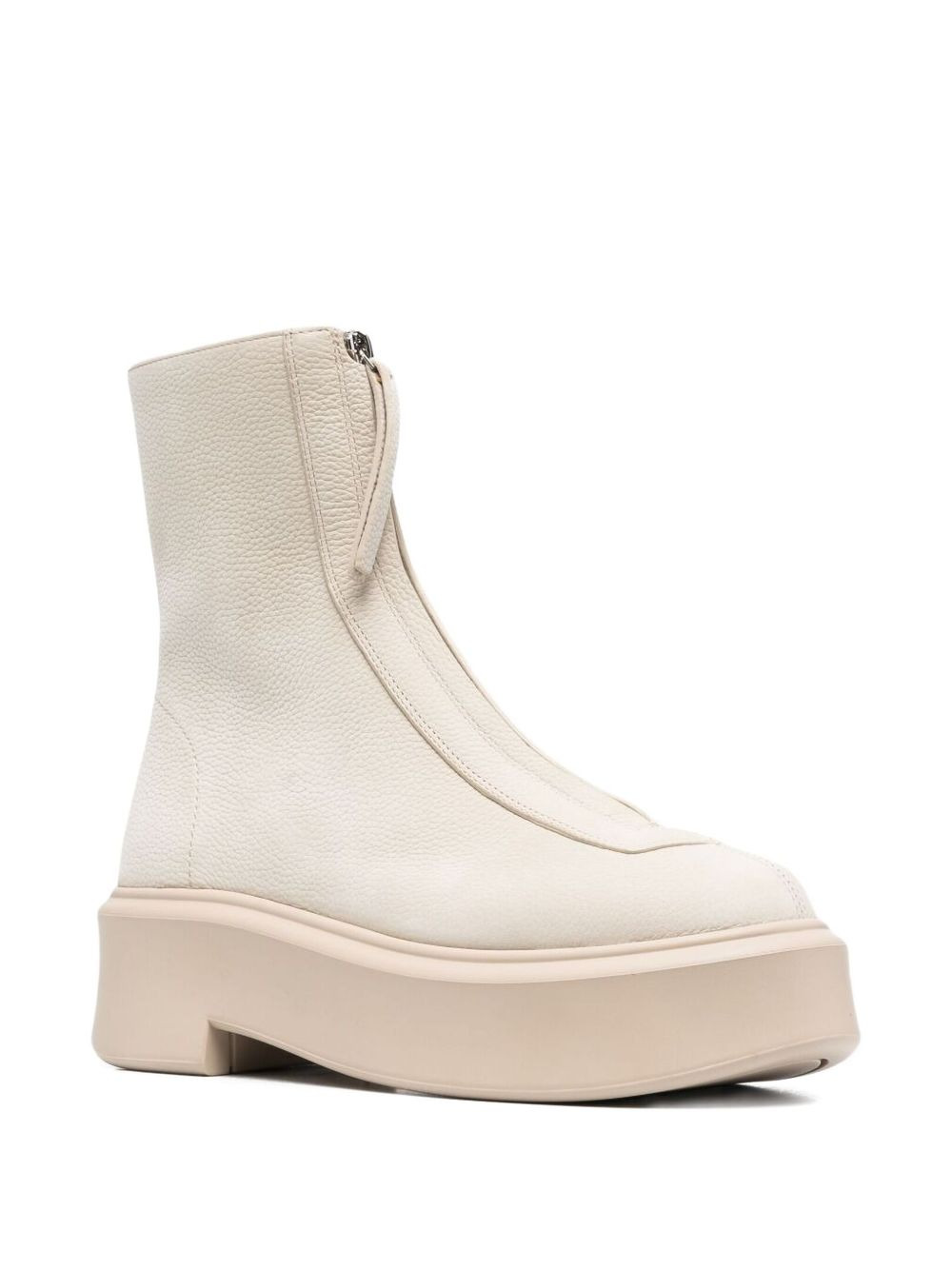 chunky leather boots - 2