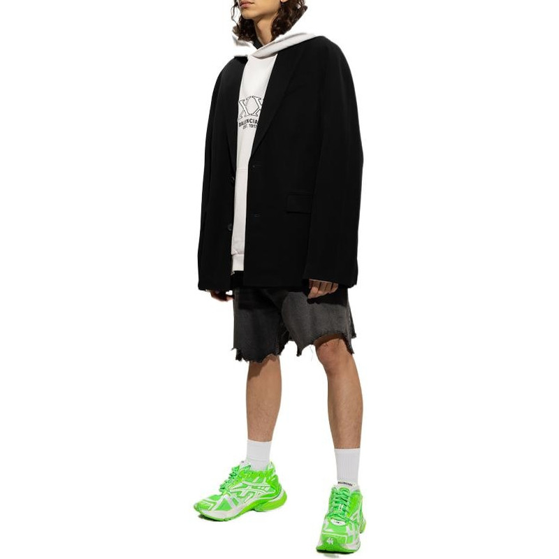 BALENCIAGA Balenciaga XXXL Oversized Popover Hoodie 'Off White' 713677TNVD99784 outlook