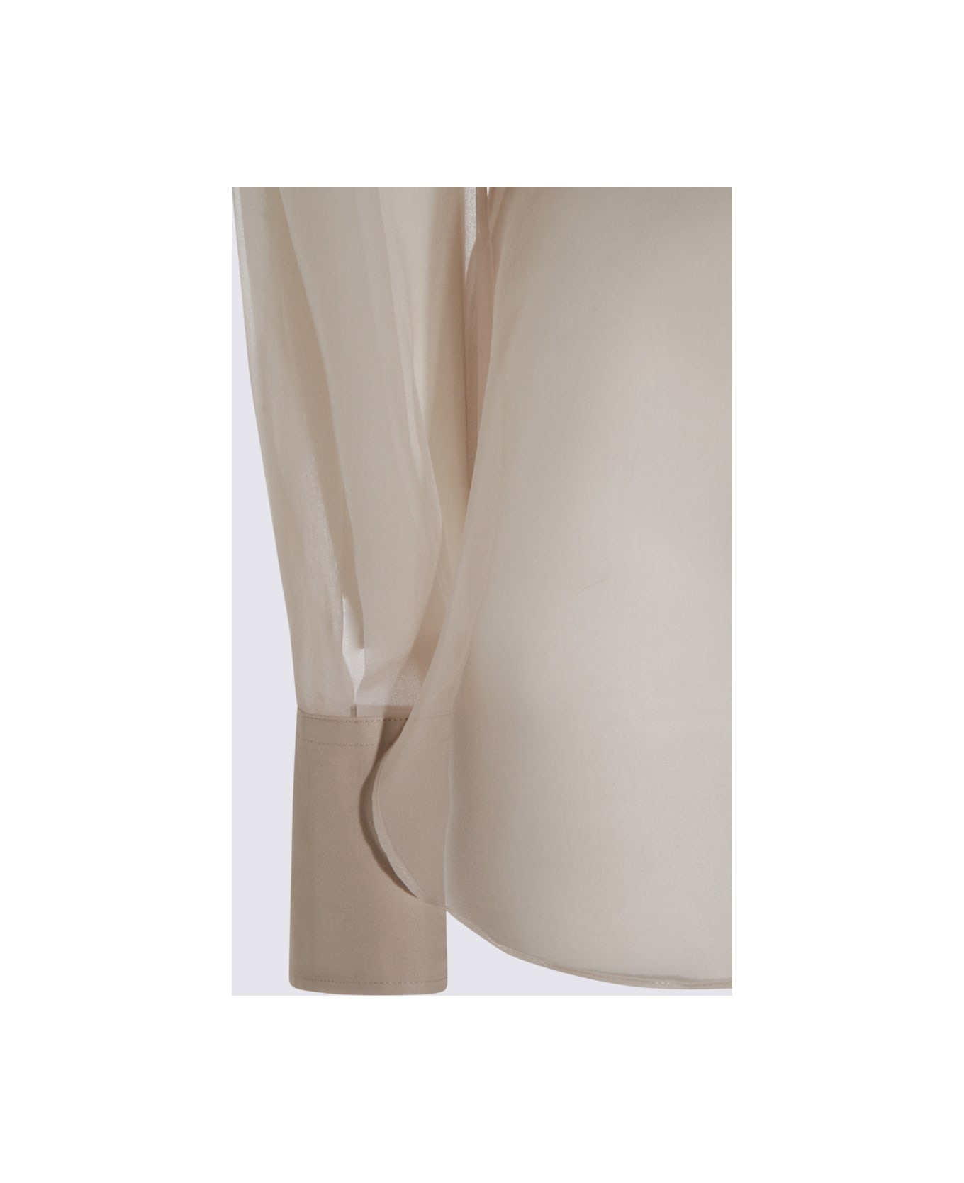 Beige Cotton Shirt - 4