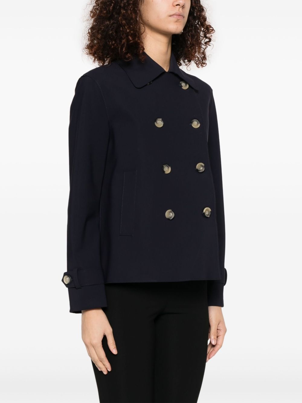 spread-collar jacket - 3