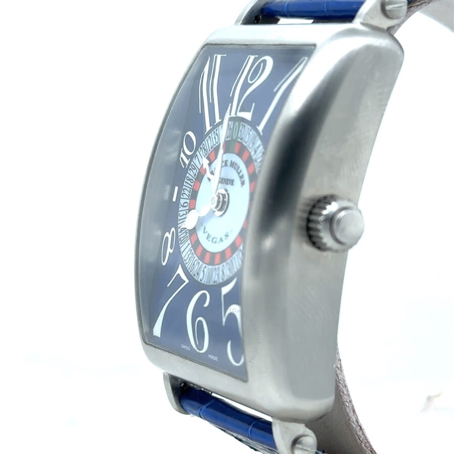 Pre-owned Franck Muller First Blue Edition Long Island Vegas Blue Dial Men's Watch 1250 VEGAS - 4