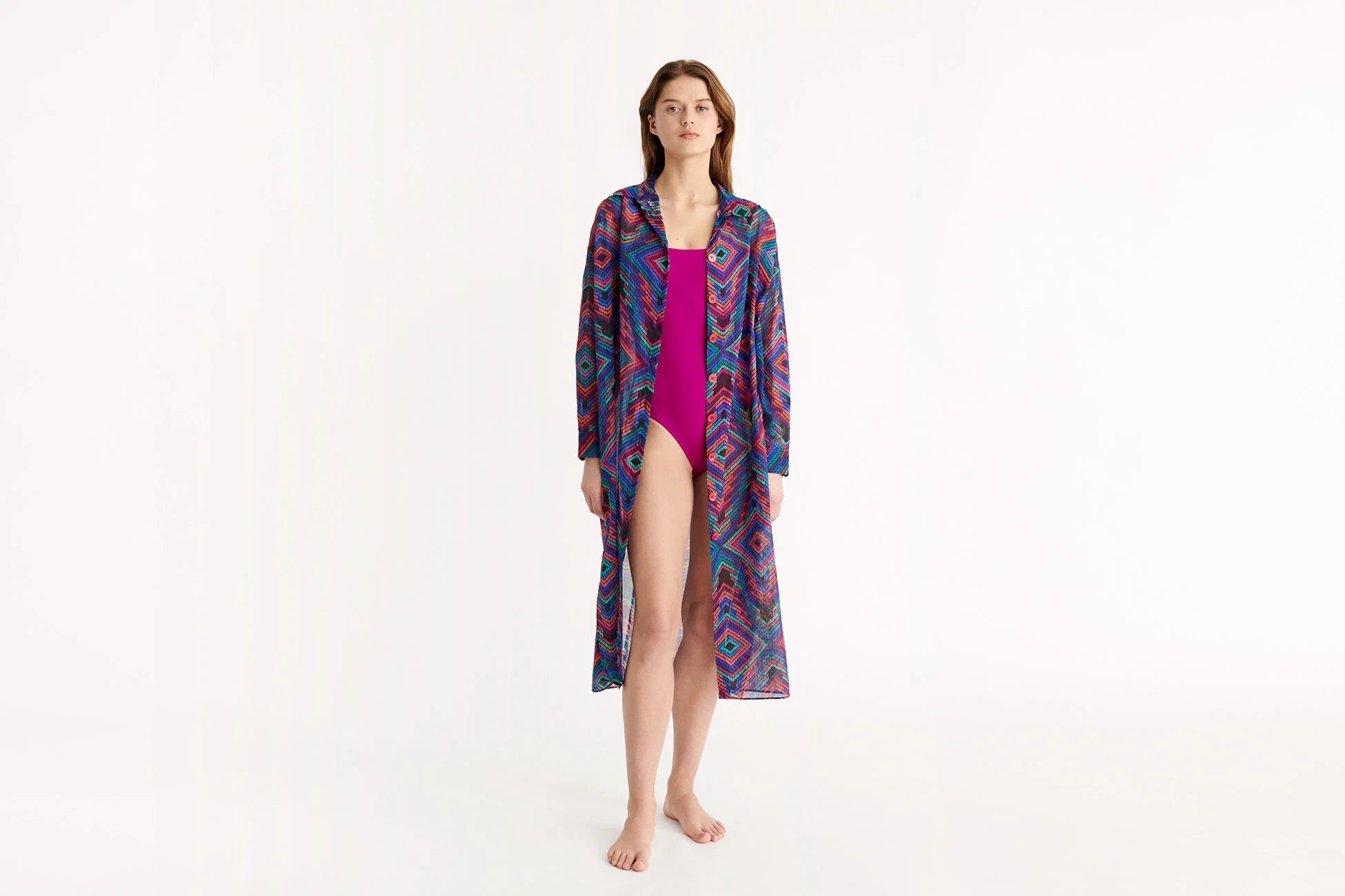 DJ Long Dress Rainbow Print - 2