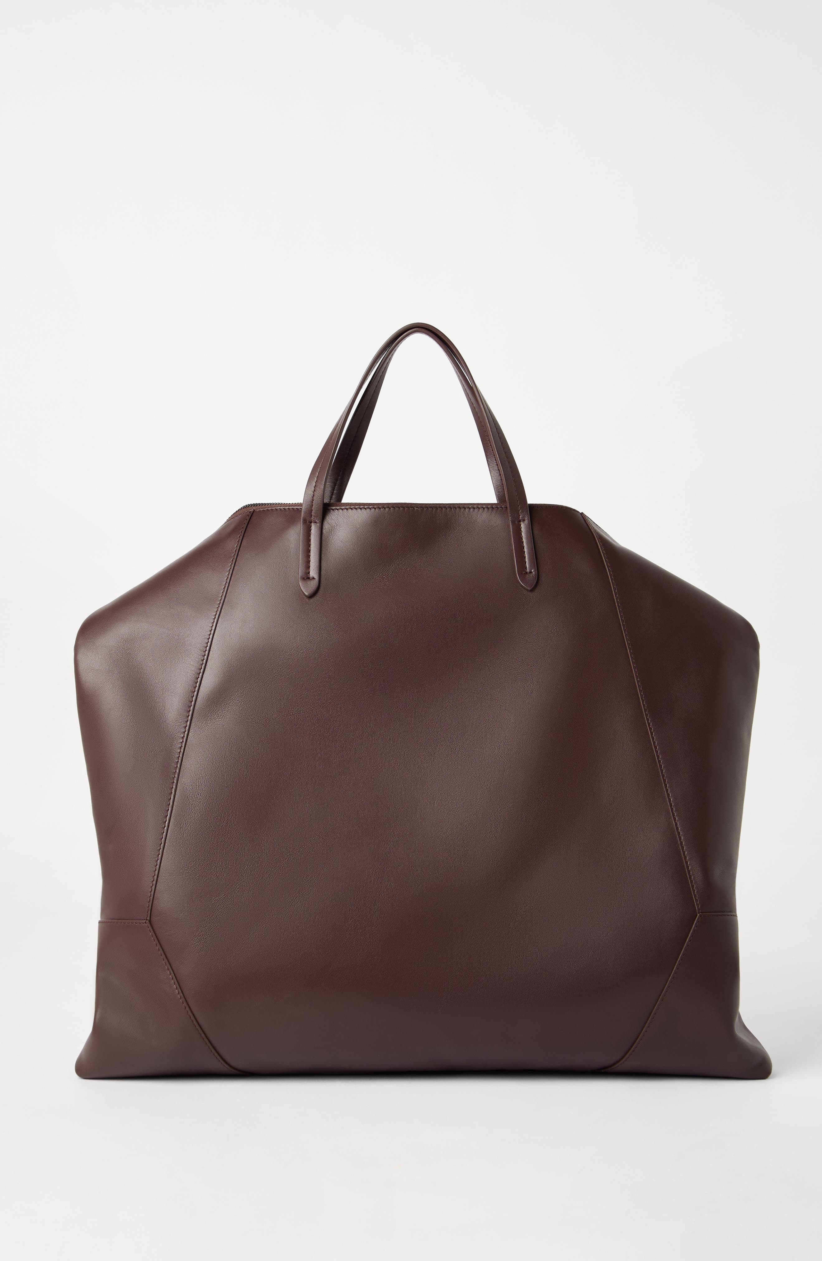 Brunello Cucinelli BC Duo large shopper bag in Burgundy at Nordstrom - 3