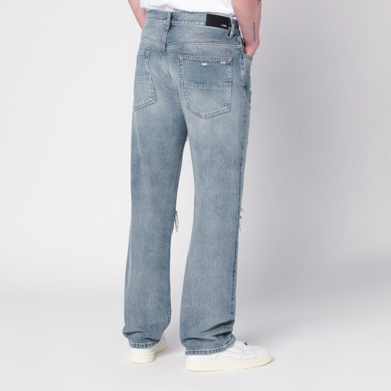 Amiri Jeans With Rips Antique Indigo Men - 2