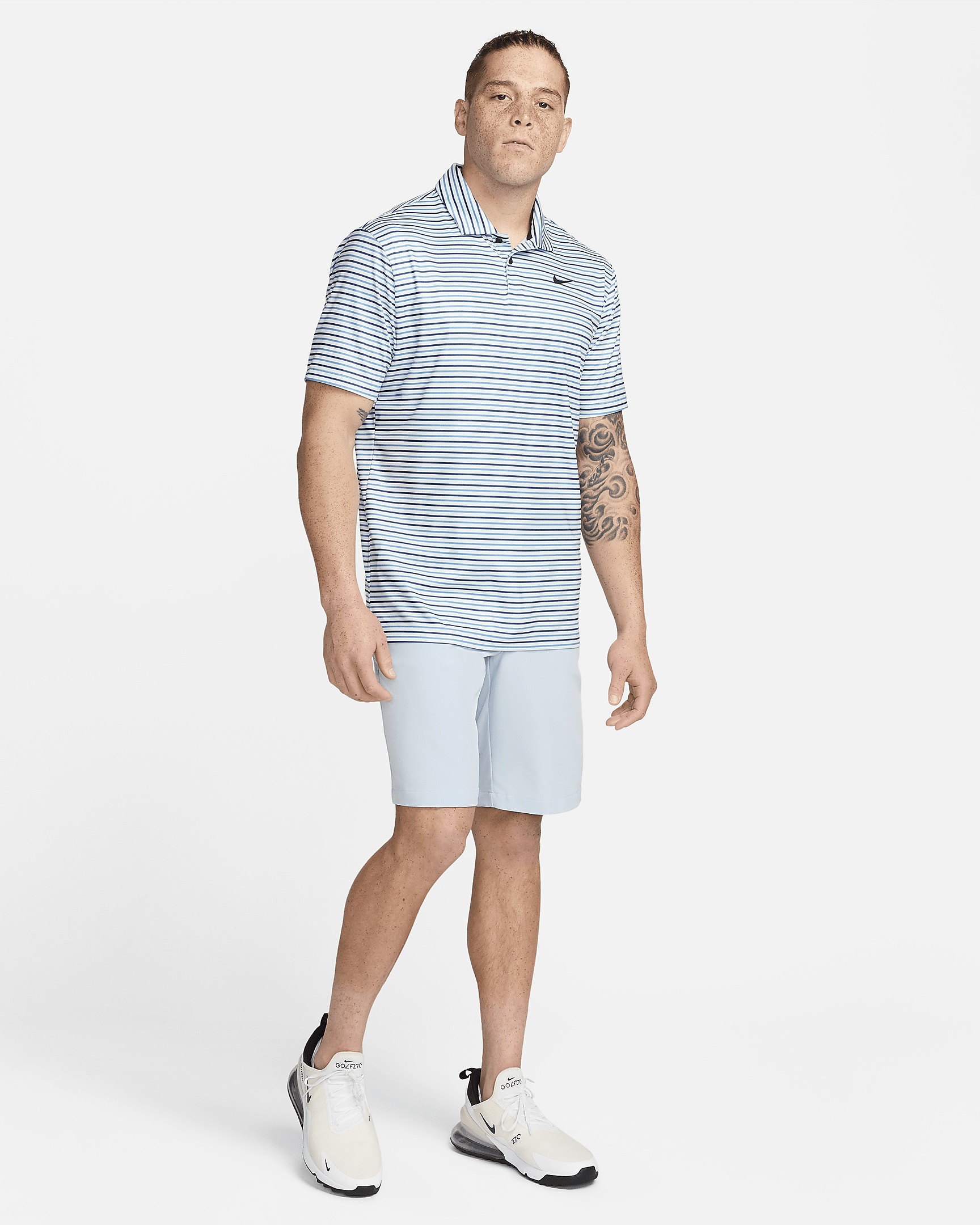 Nike Tour Men's Dri-FIT Striped Golf Polo - 6