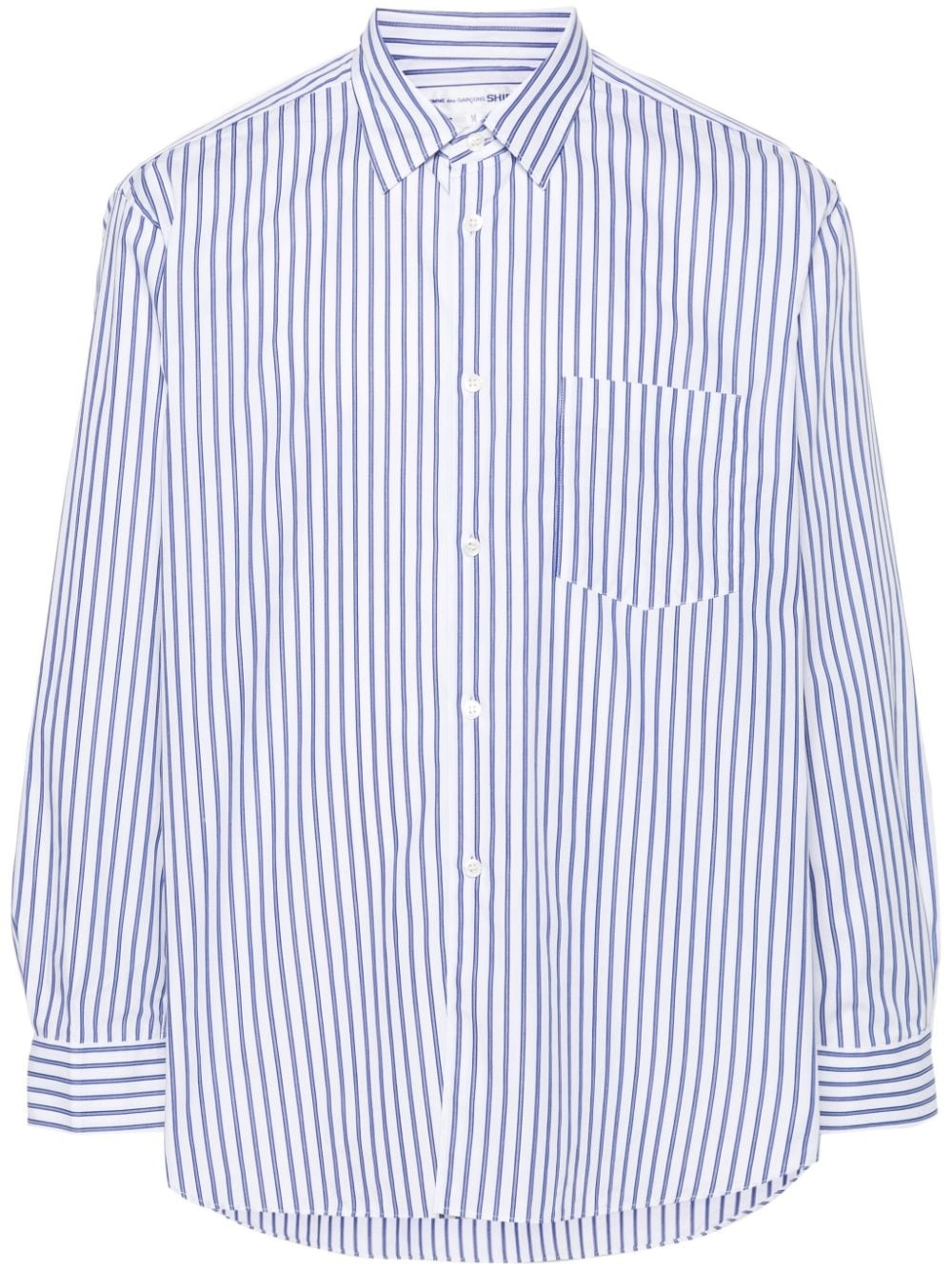 striped cotton shirt - 1