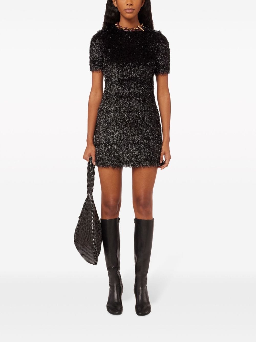 wedge heel below-the-knee boots - 5