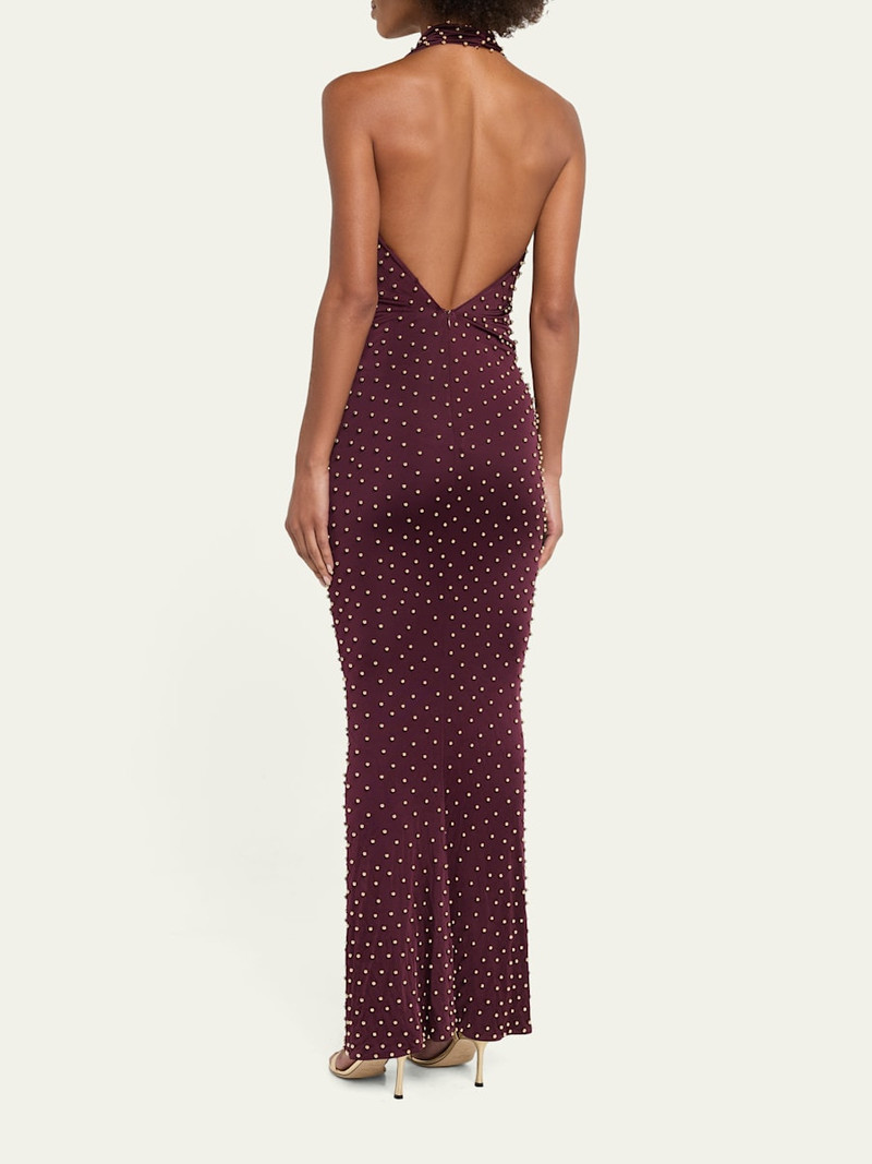 Agel Embellished Jersey Maxi Dress 3