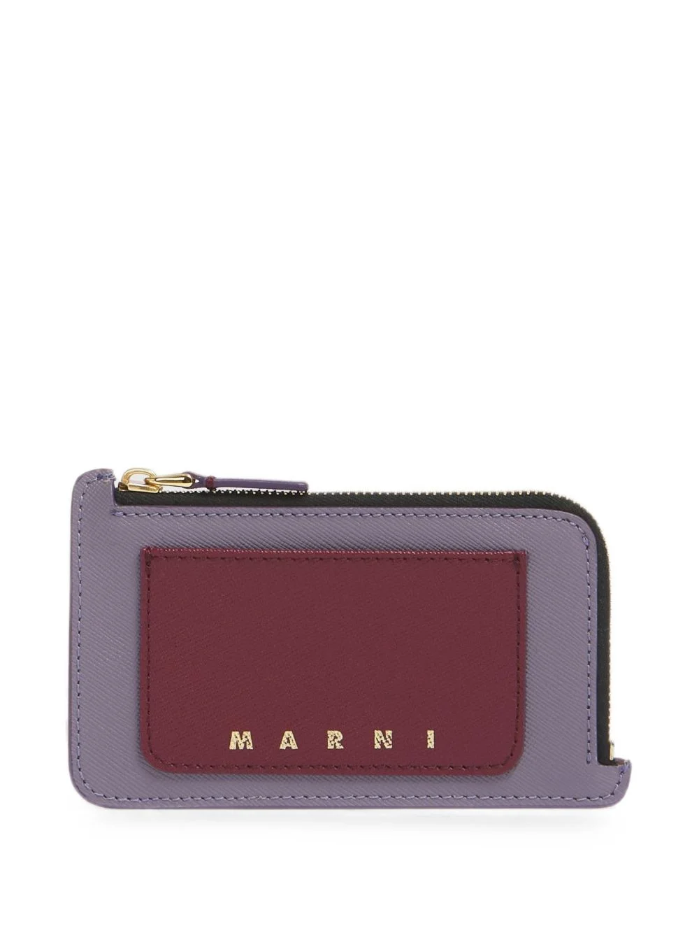 Trunk saffiano-leather cardholder - 1