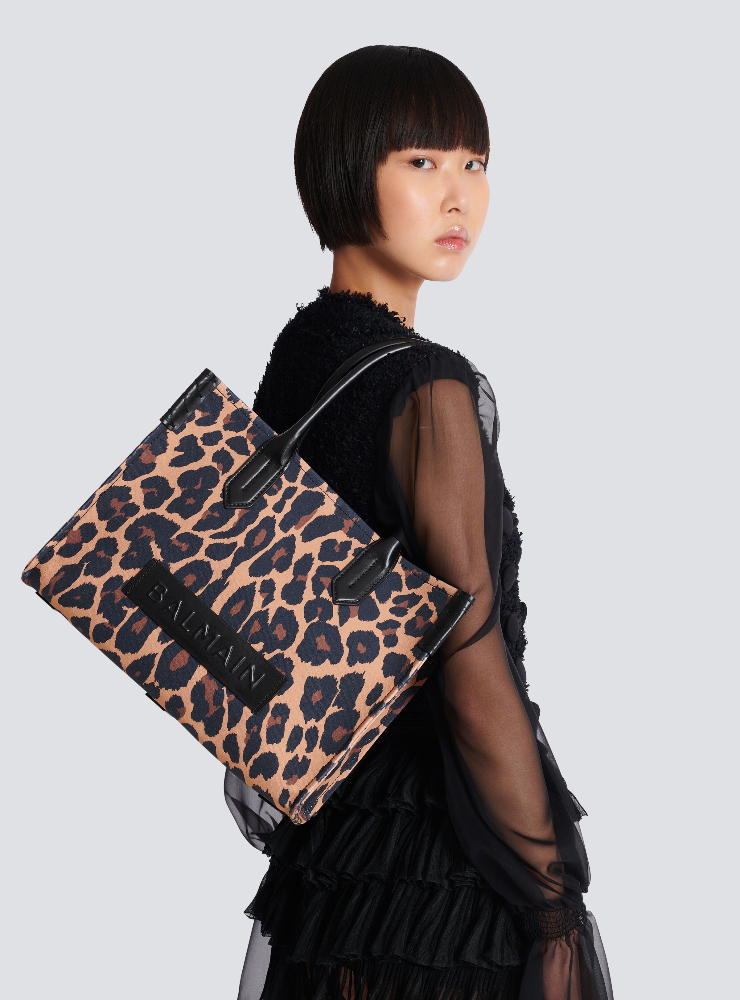 B-Army 36 leopard print tote bag - 8