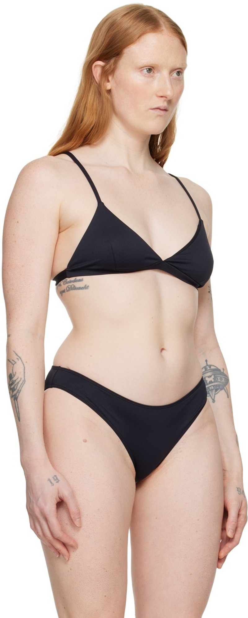 BASERANGE Black Mississippi Bikini Top outlook