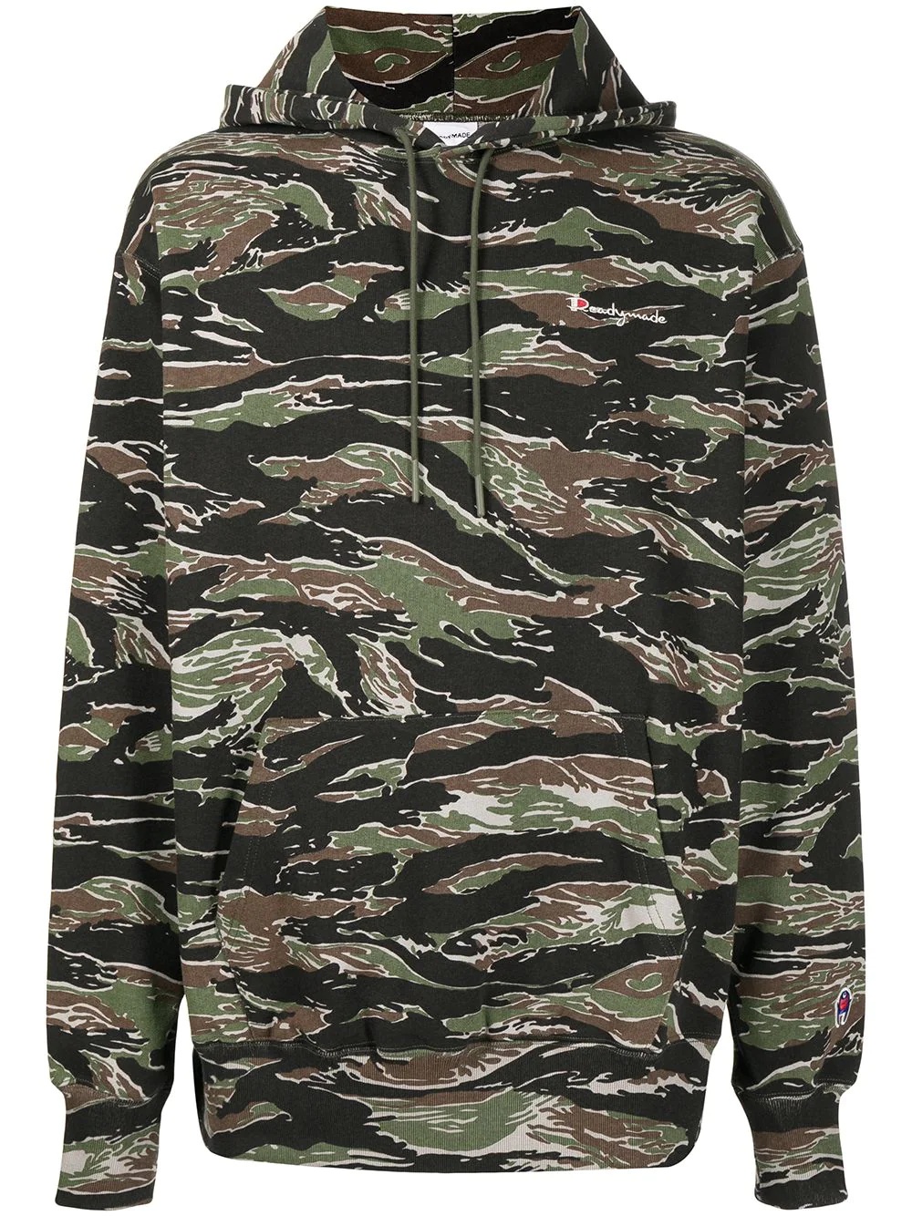 camouflage-print long-sleeve hoodie - 1