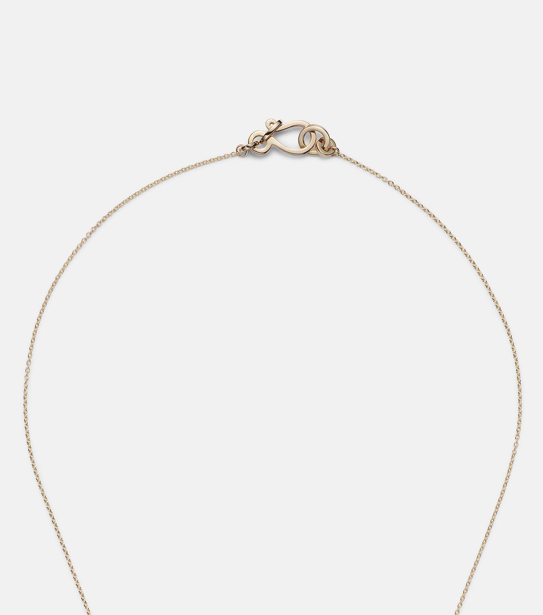 Perle Poire Simple 14kt gold necklace with freshwater pearls - 6