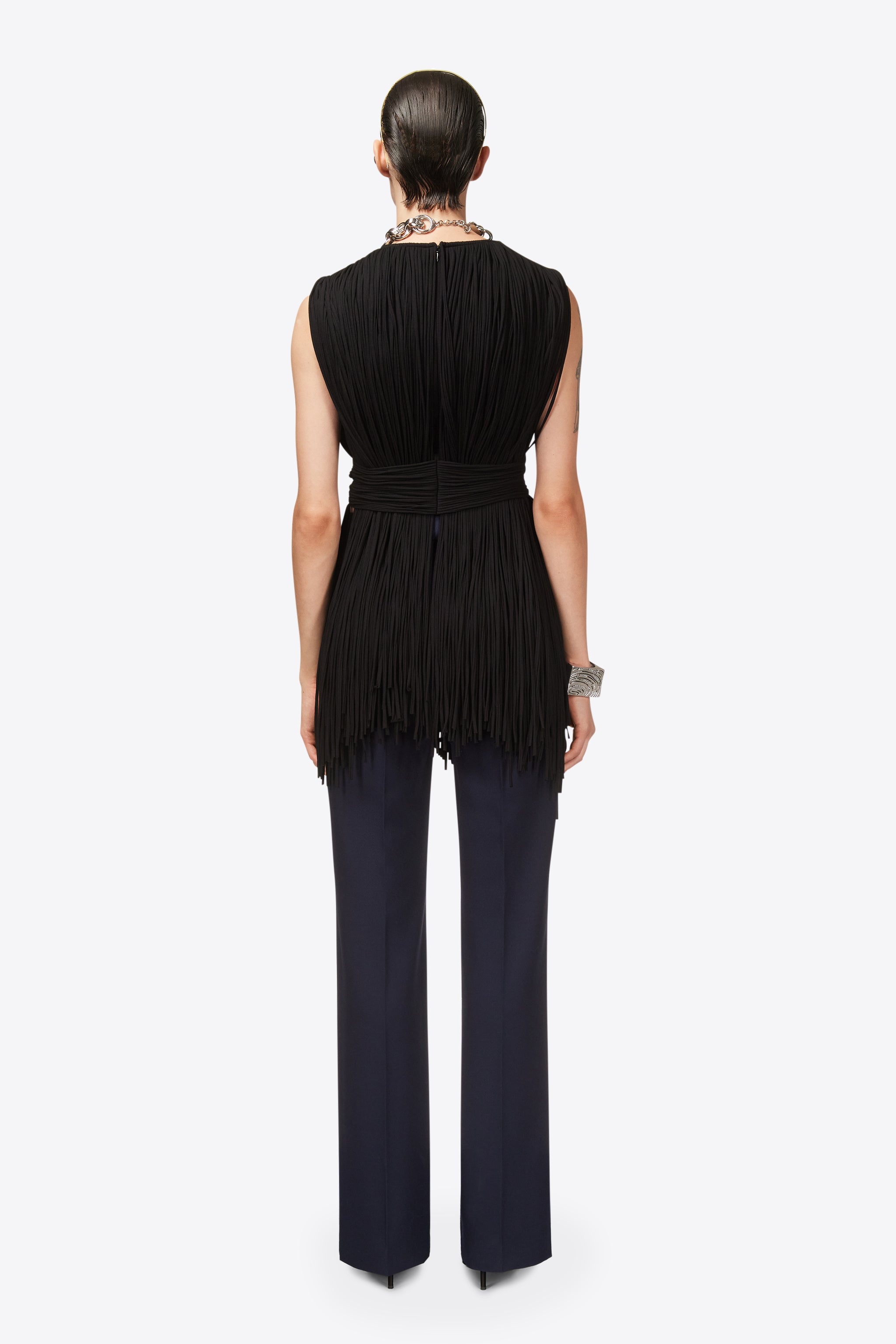 SLEEVELESS FRINGE TOP - 6