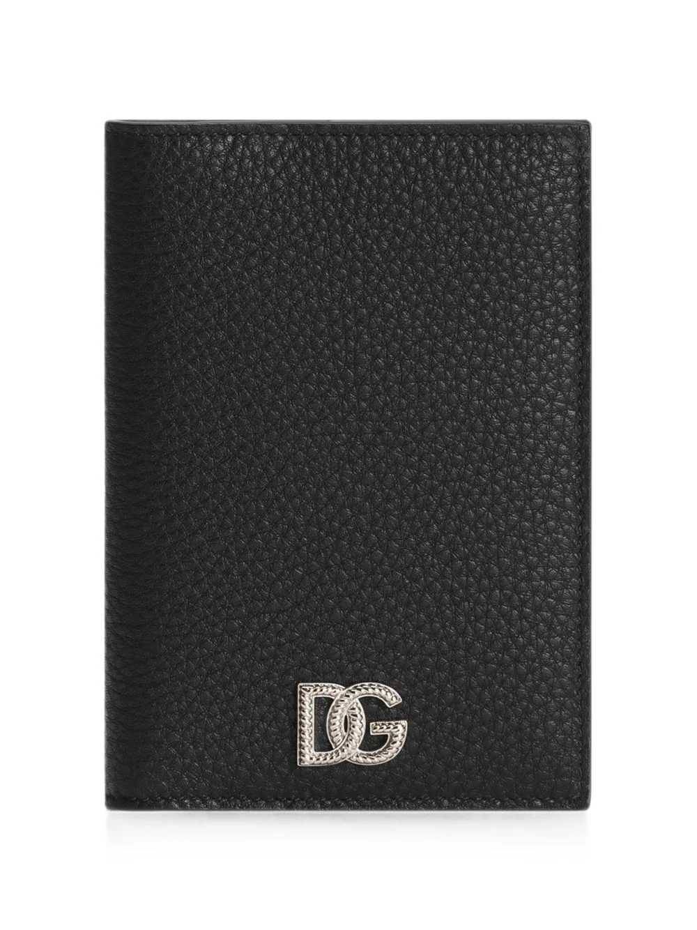 passport holder in calfskin with logo - 1