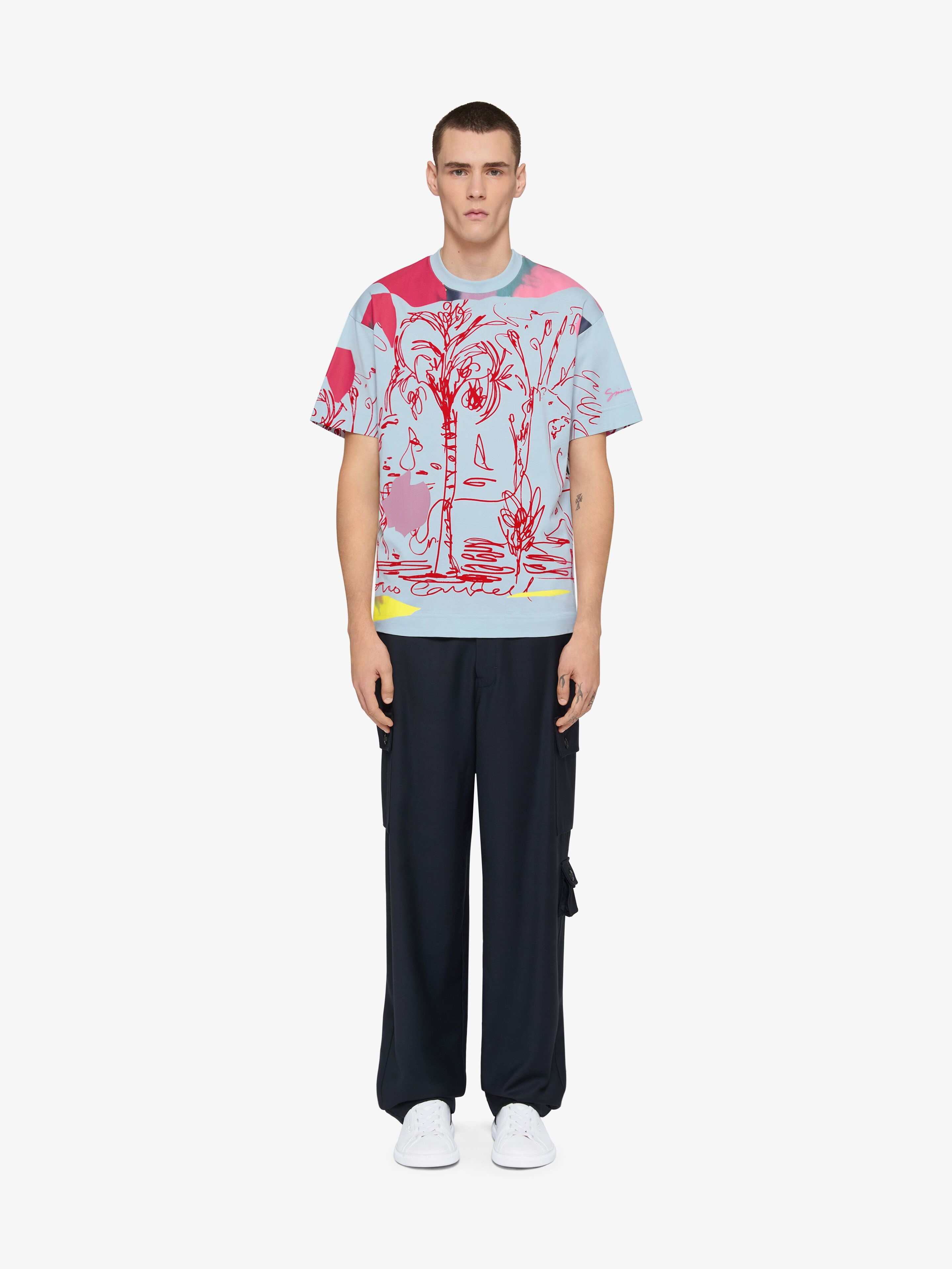 PRINTED MULTICOLOR T-SHIRT IN COTTON - 2