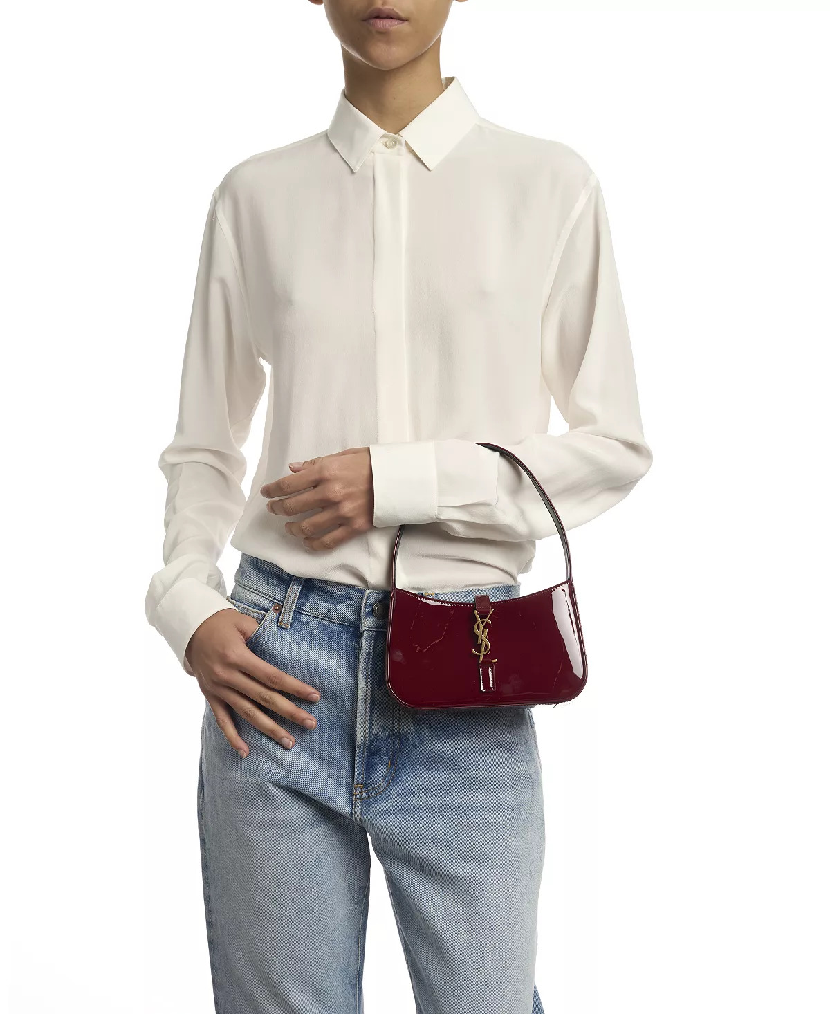 Le 5 À 7 Mini Hobo in Smooth Leather - 3