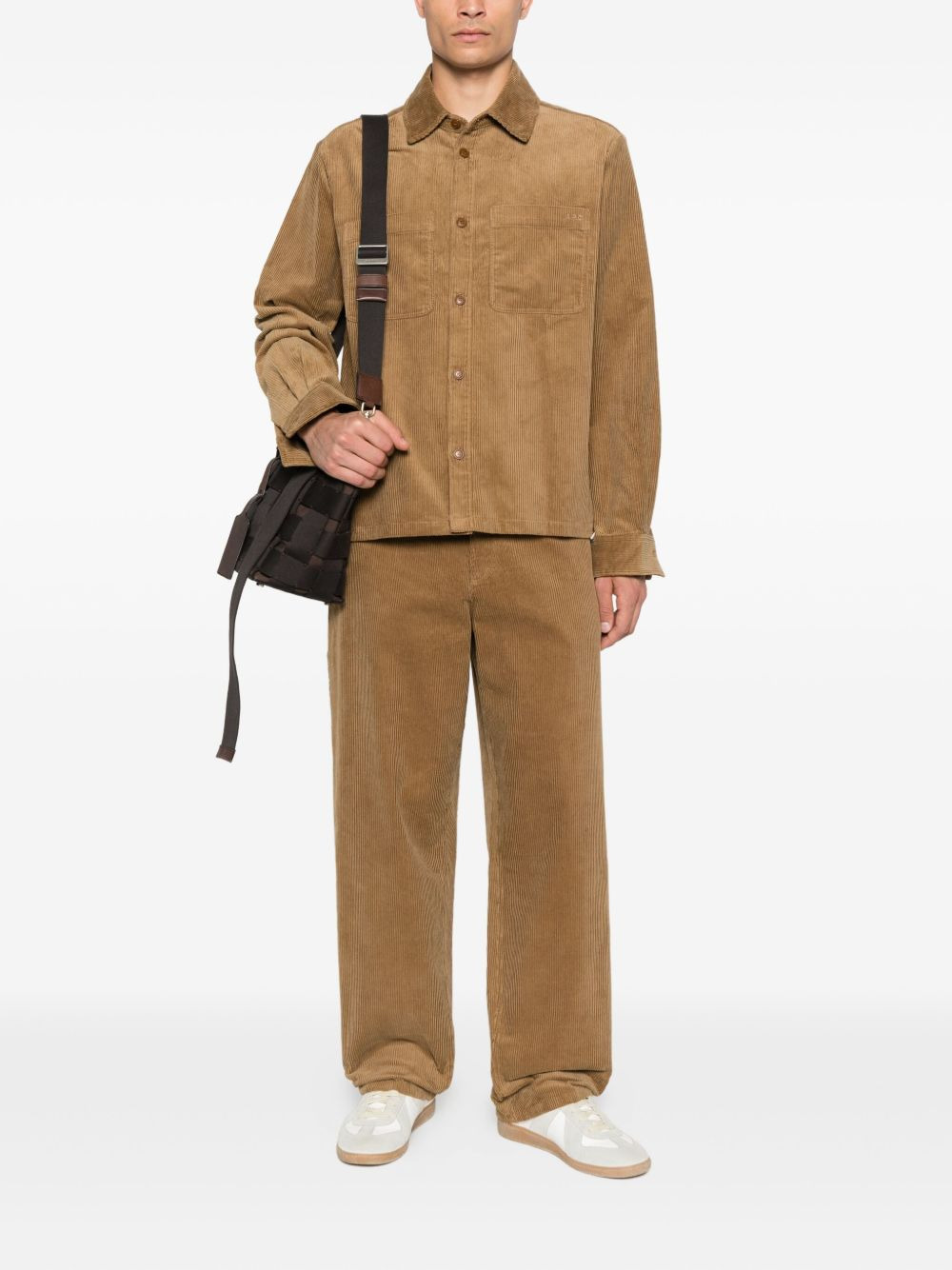 corduroy shirt jacket - 2