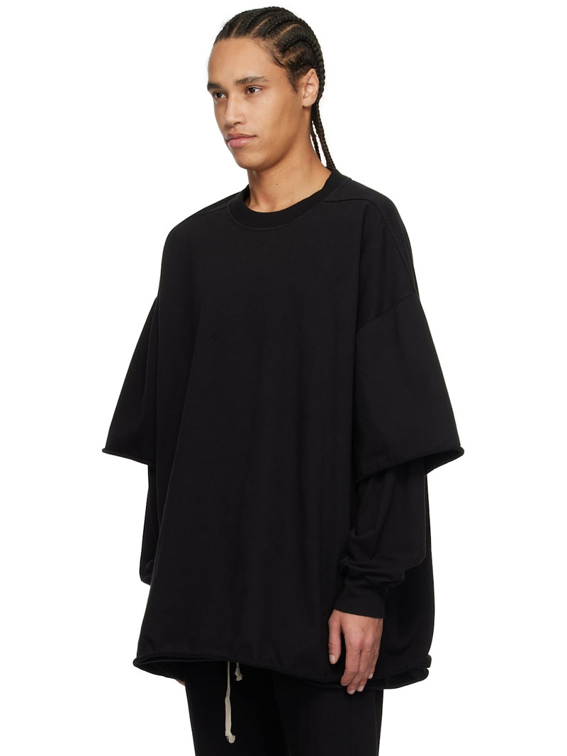 Rick Owens DRKSHDW Black Hollywood Tommy Hustler Sweat T-shirt outlook