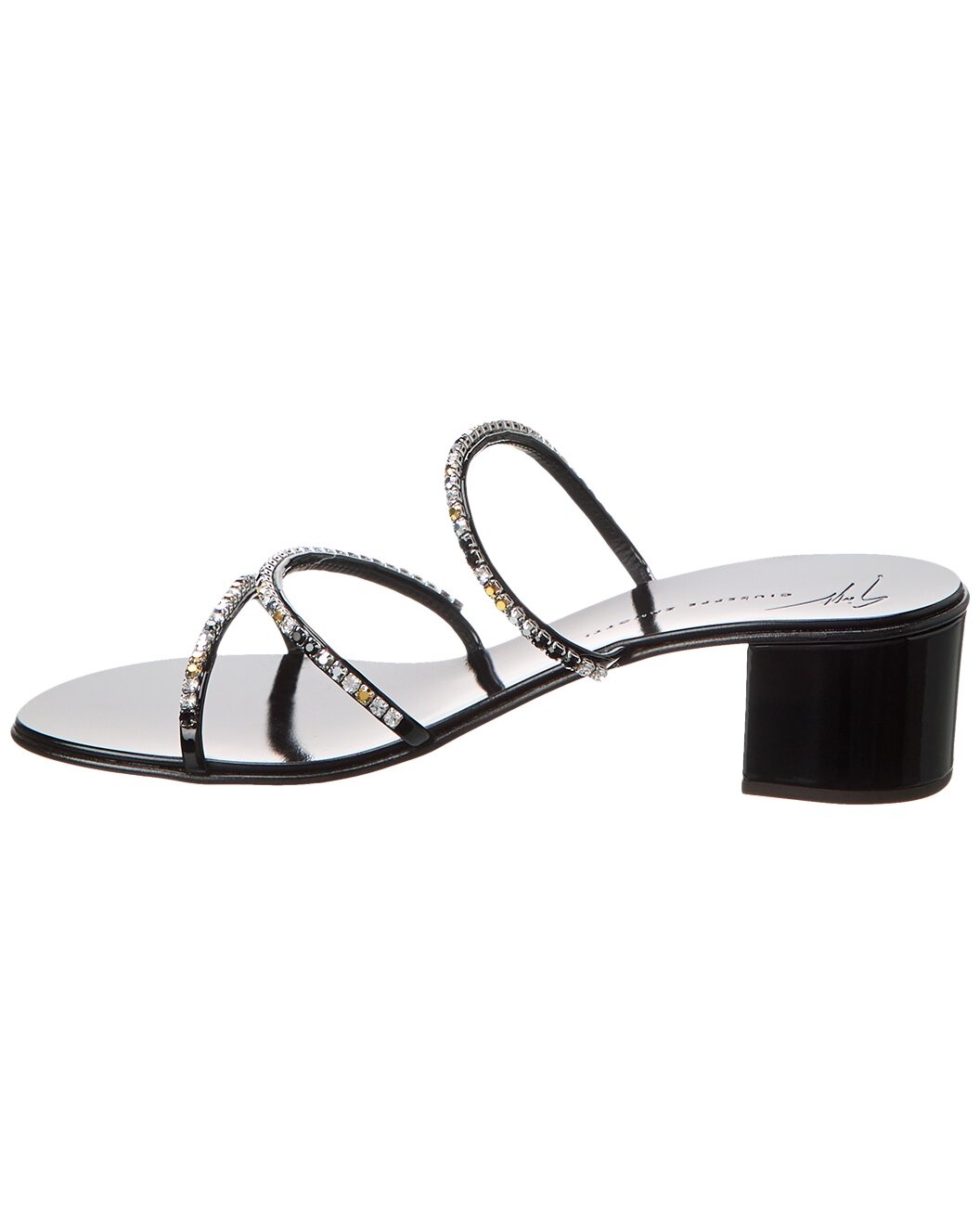 Giuseppe Zanotti Dark Colorful 40 Vinyl Sandal - 2