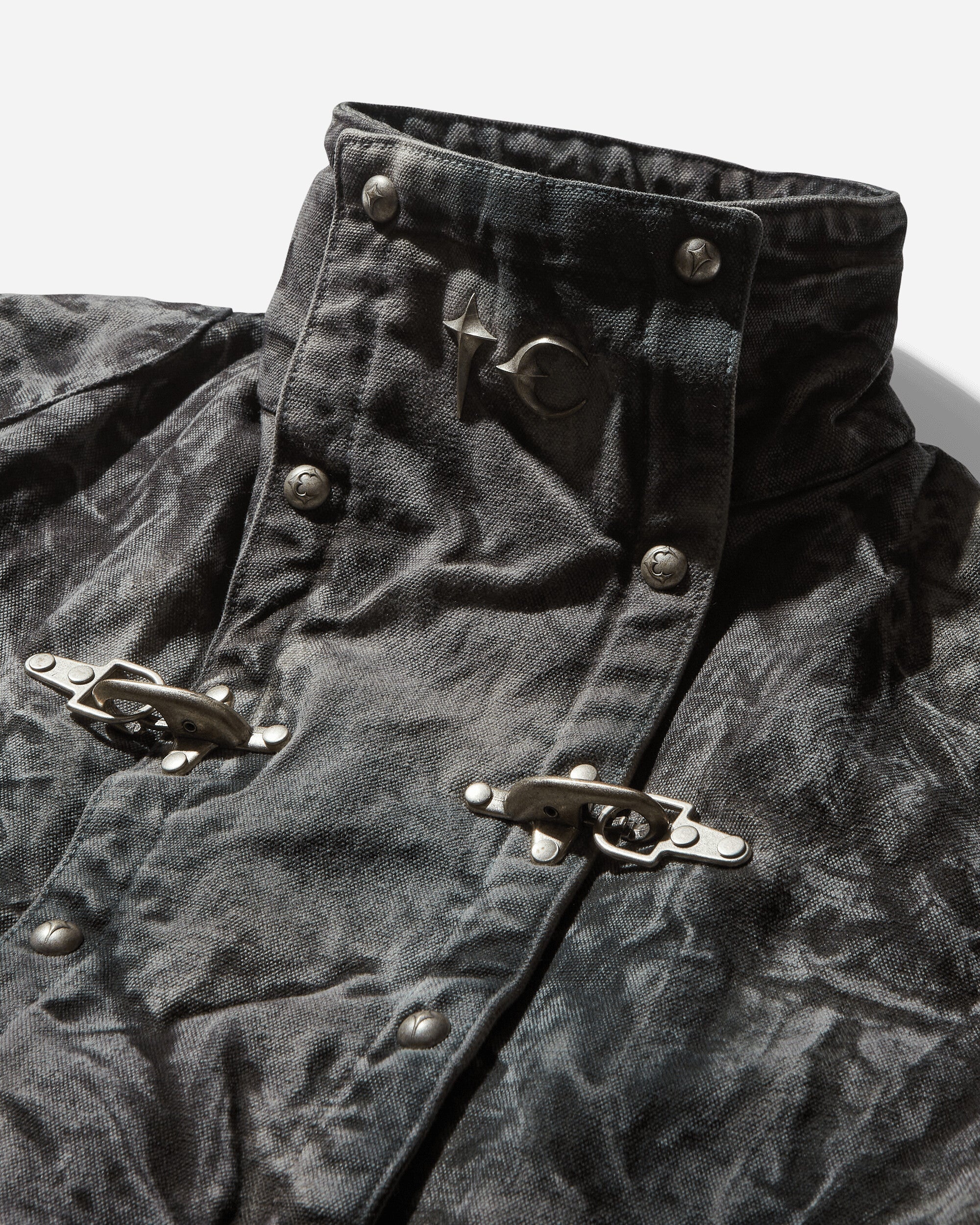 Men's Bio Soldier Denim Trench Coat Camo - 3