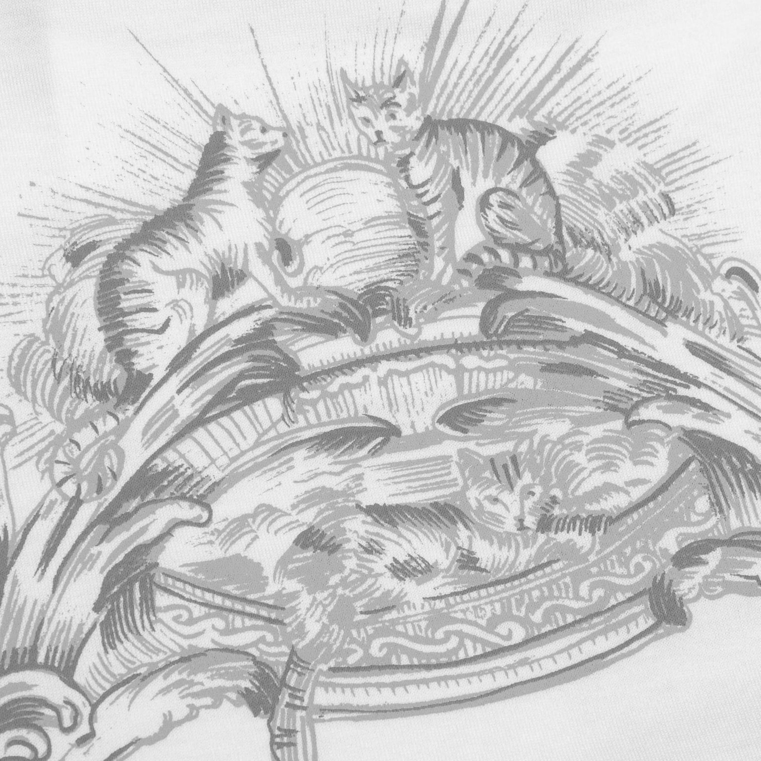 BAROQUE PRINT S/S T-SHIRT - WHITE - 4