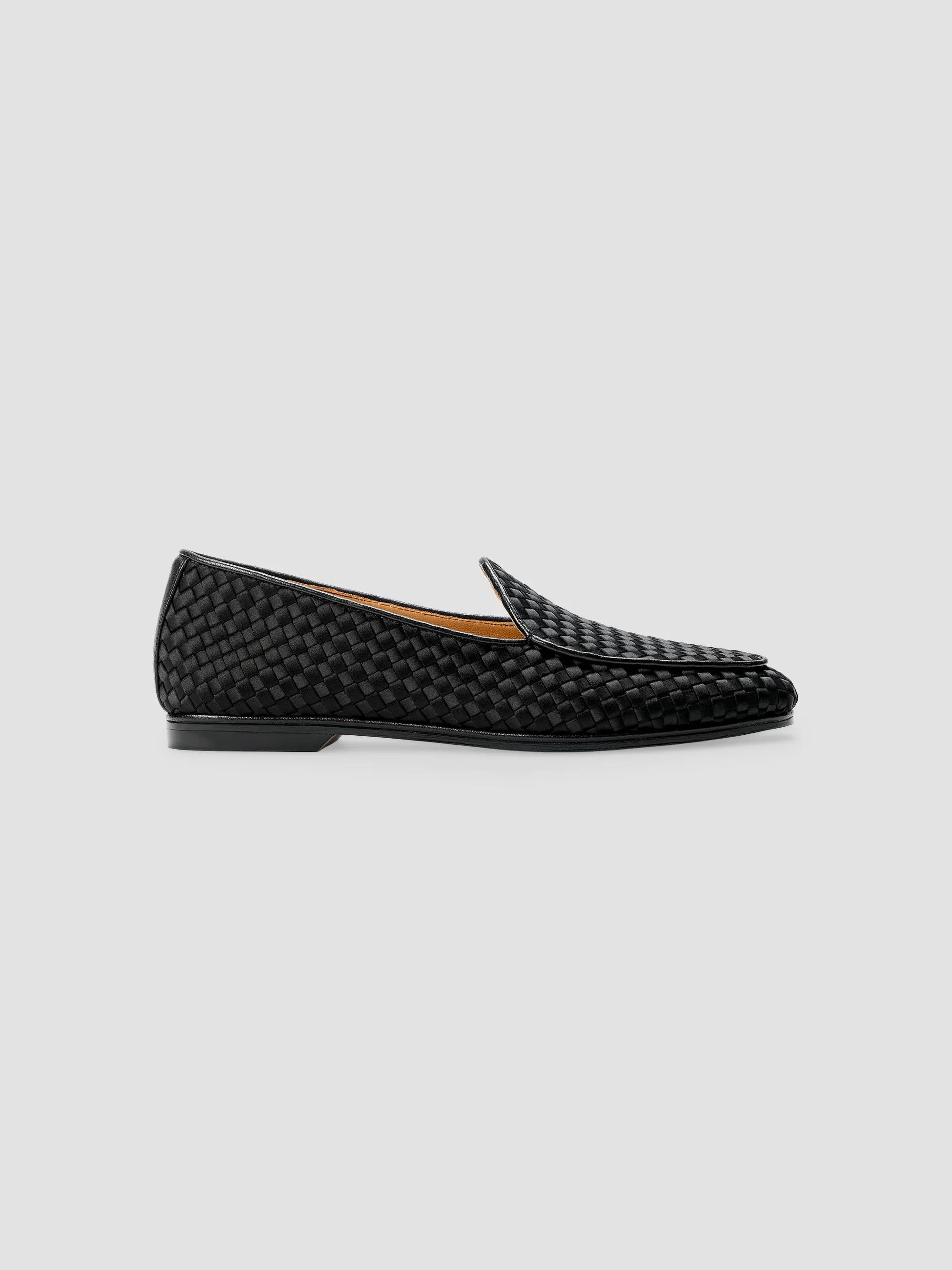 Women's Lucca Satin Loafers - Onyx - 1