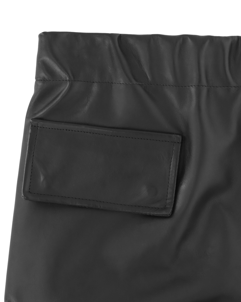 LEATHER CARGO PANT - 6