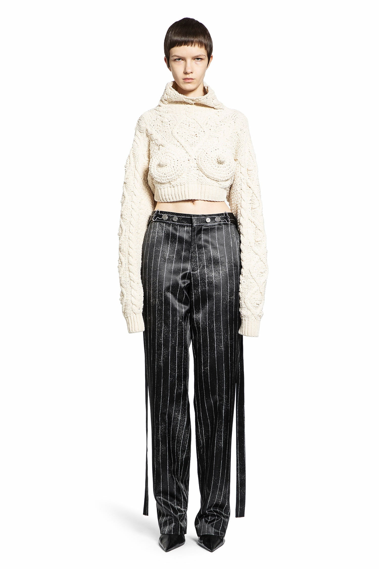 jean paul gaultier ニットブルゾン Jean Paul Gaultierジャンポールゴルチエ ニットブルゾン 48