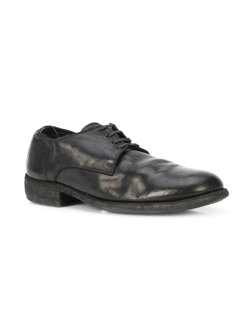 round toe lace up derby shoes - 2