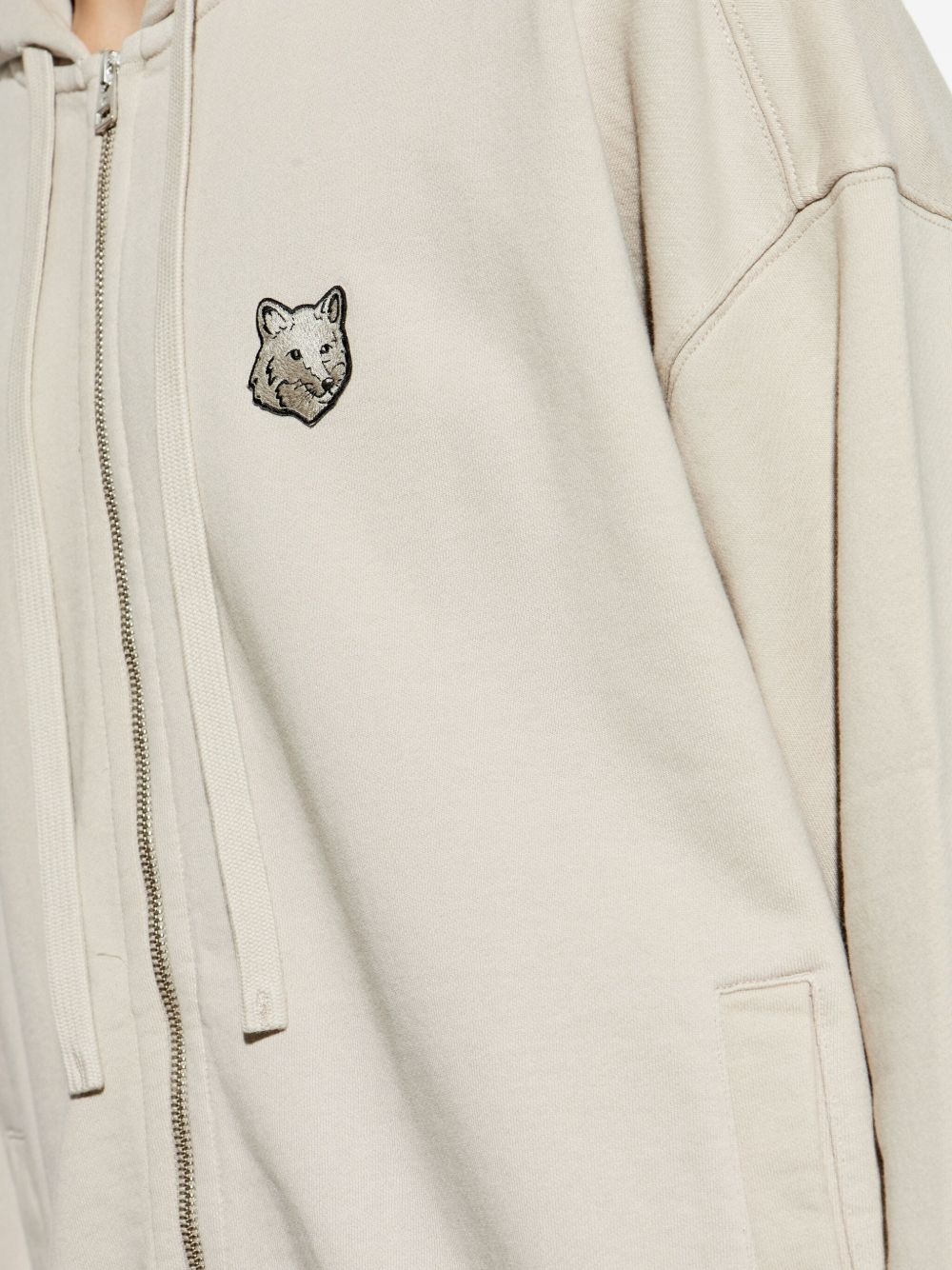 logo zip-up hoodie - 5