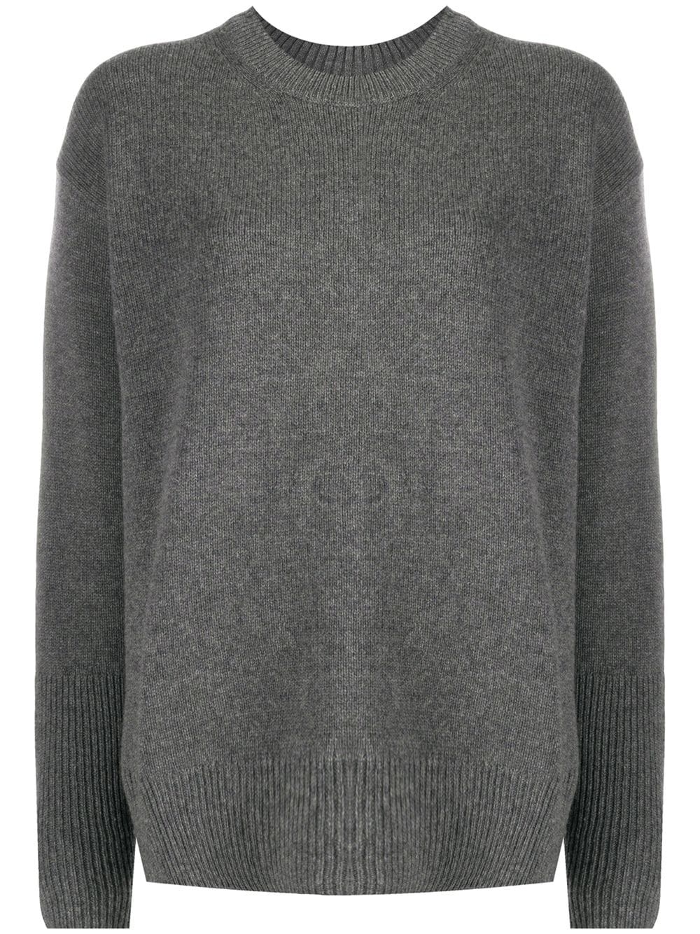 relaxed-fit crew neck jumper - 1