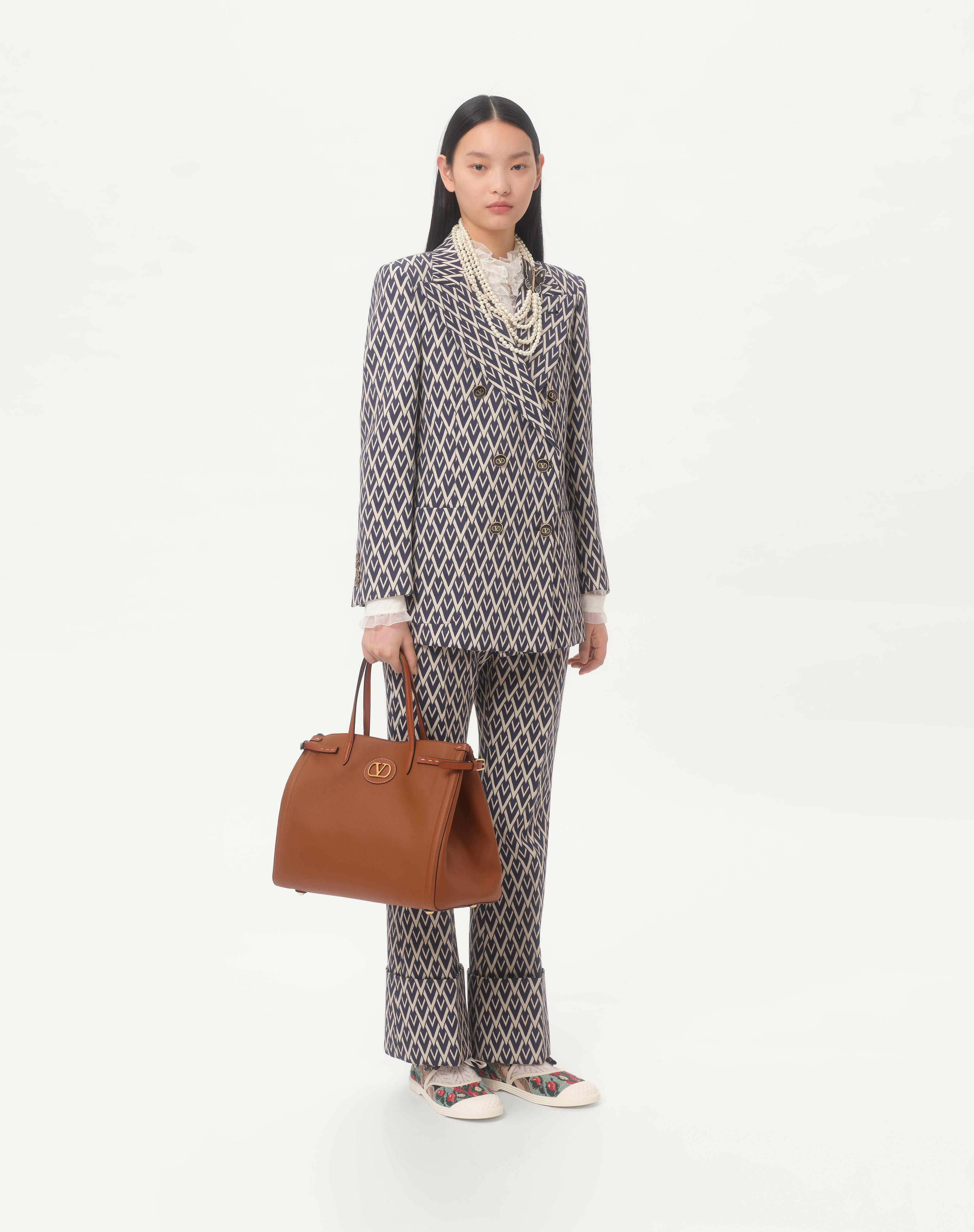 VALENTINO GARAVANI ANTIBES MEDIUM CALFSKIN SHOPPING BAG - 2