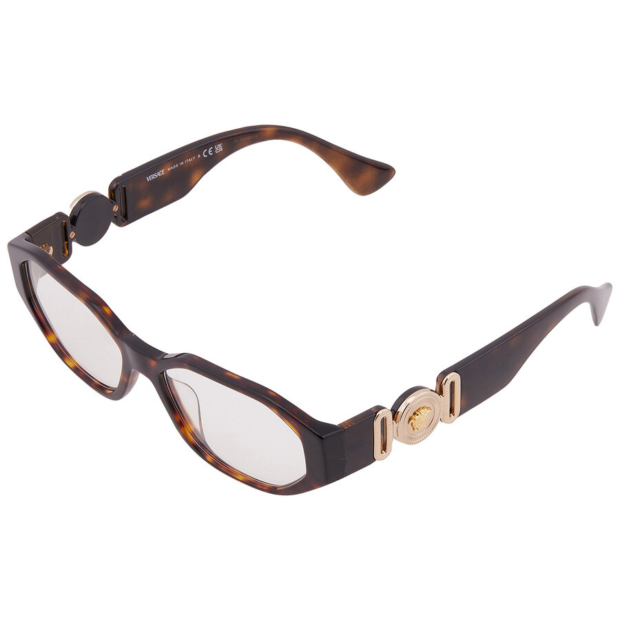 Versace Demo Geometric Men's Eyeglasses VE3320U 108 56 - 3