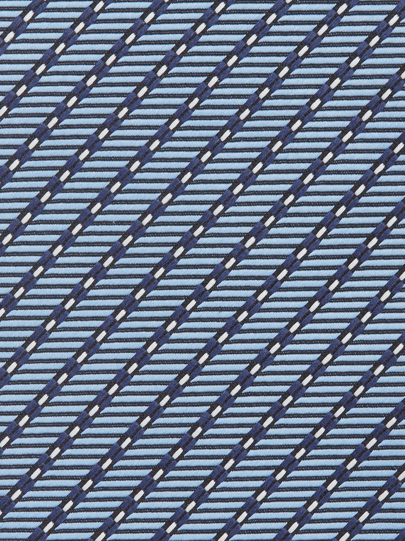 ZEGNA LIGHT BLUE CINQUE PIEGHE SILK TIE outlook