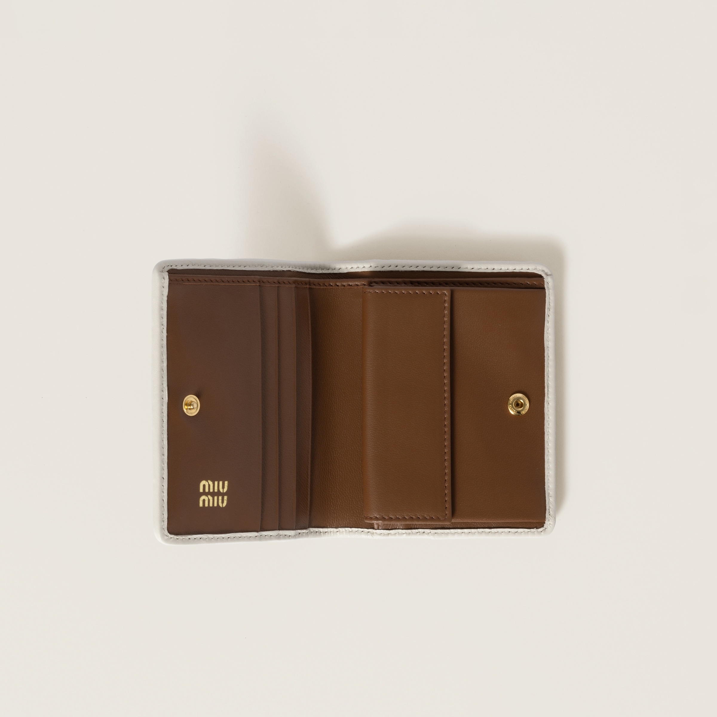 Small matelassé nappa leather wallet - 2