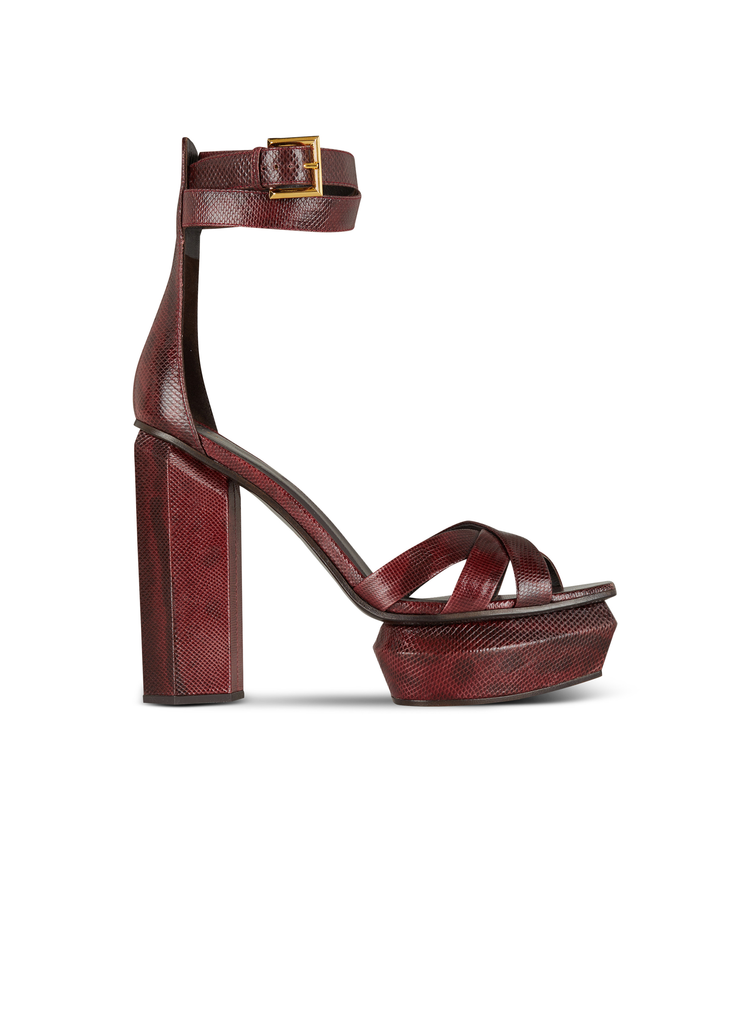 Ava Karung leather platform sandals - 1