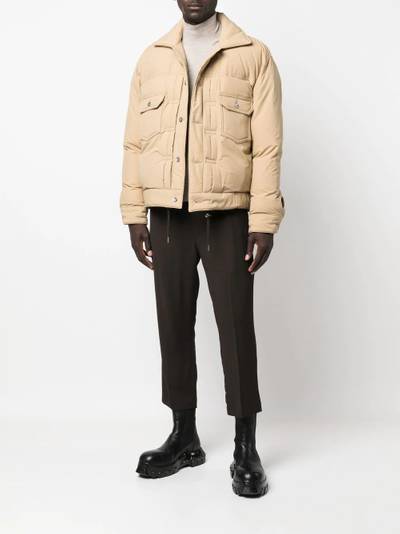 sacai padded bomber jacket outlook