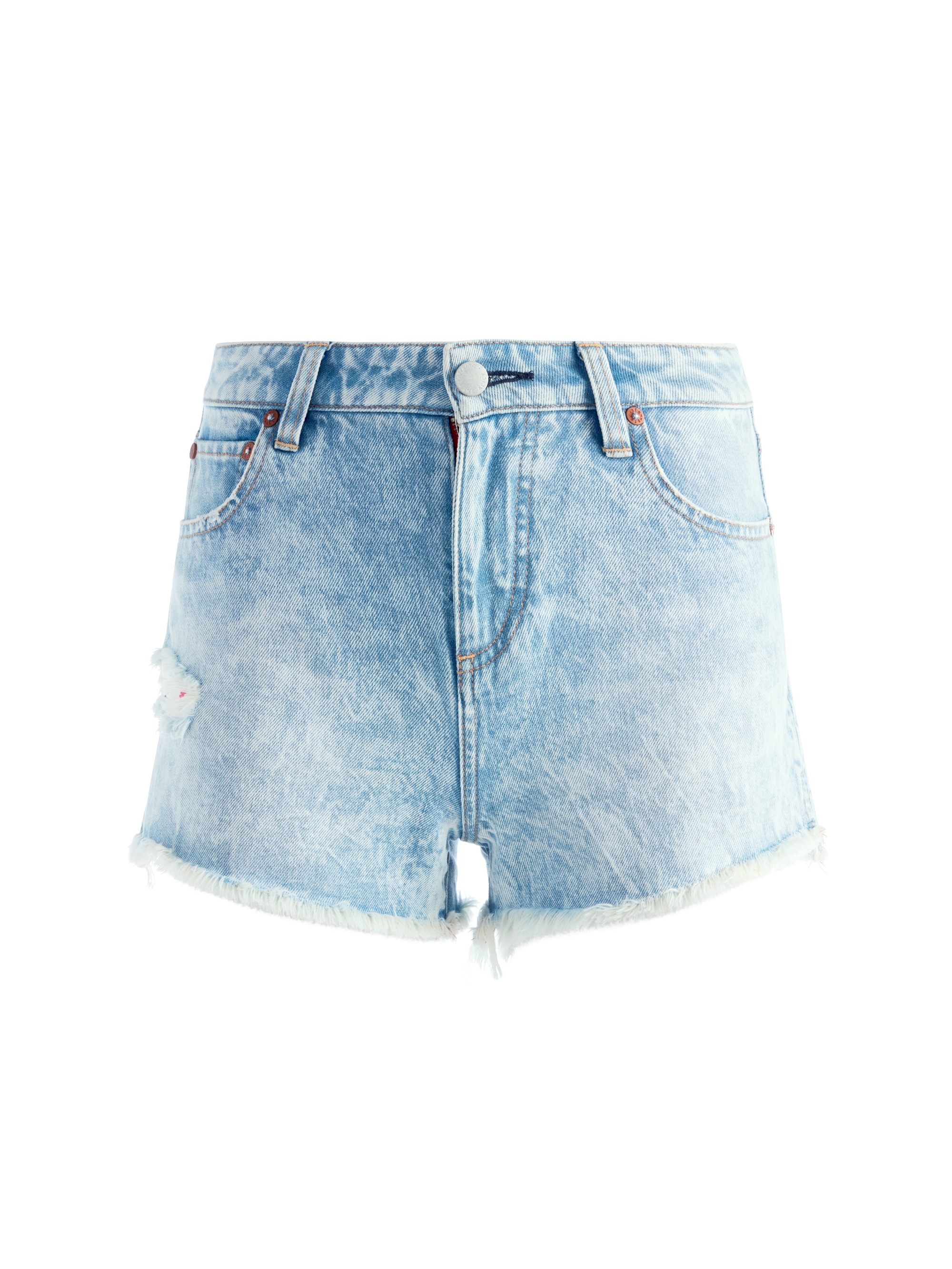 AMAZING HIGH RISE VINTAGE SHORT WITH SLIT - 1