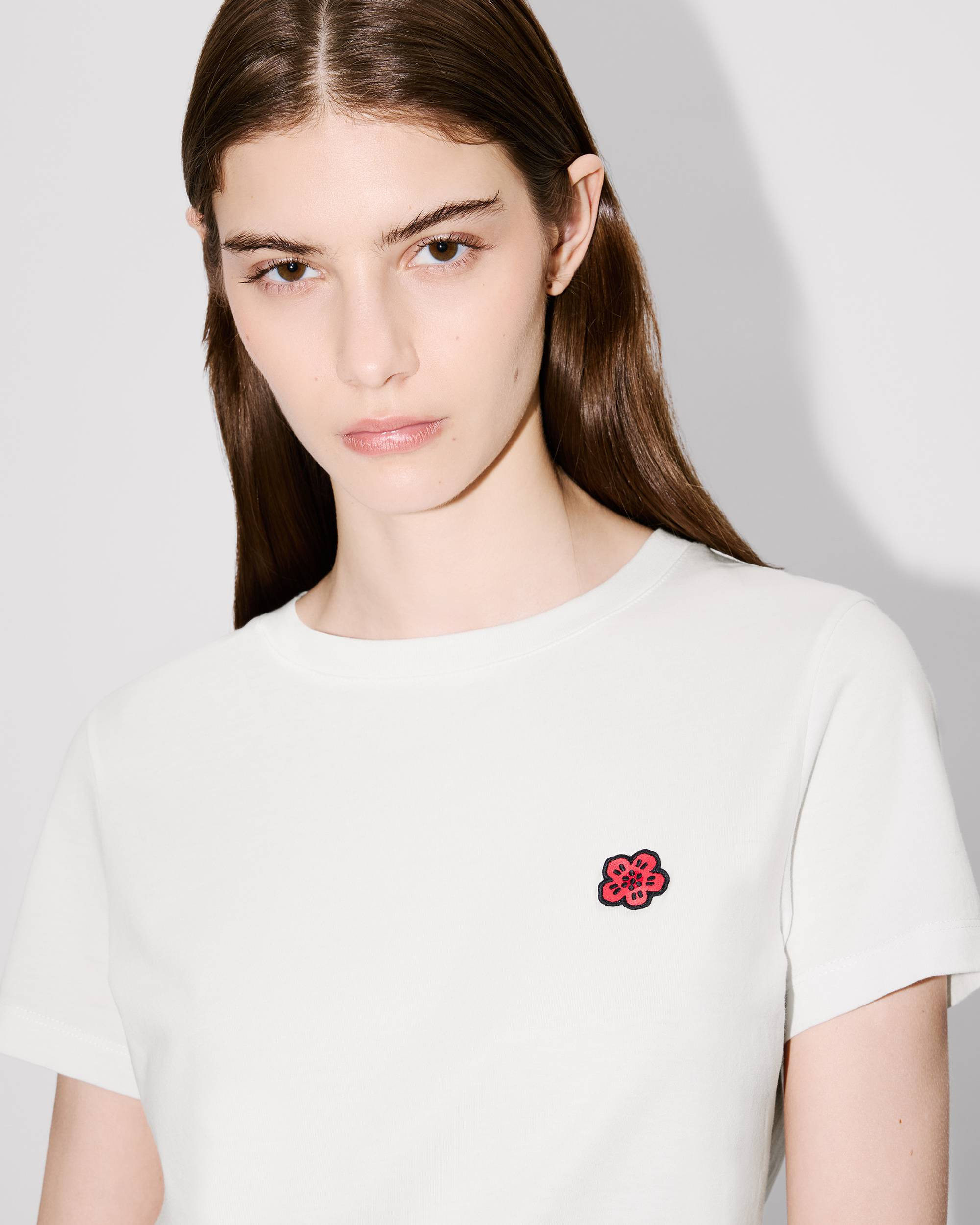 'Boke Flower' embroidered T-shirt in cotton - 6