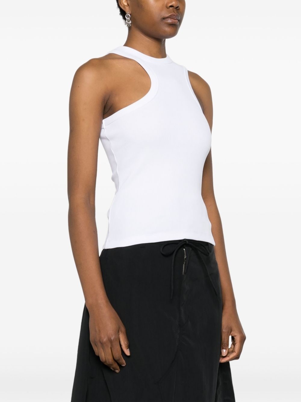 embroidered-monogram top - 3