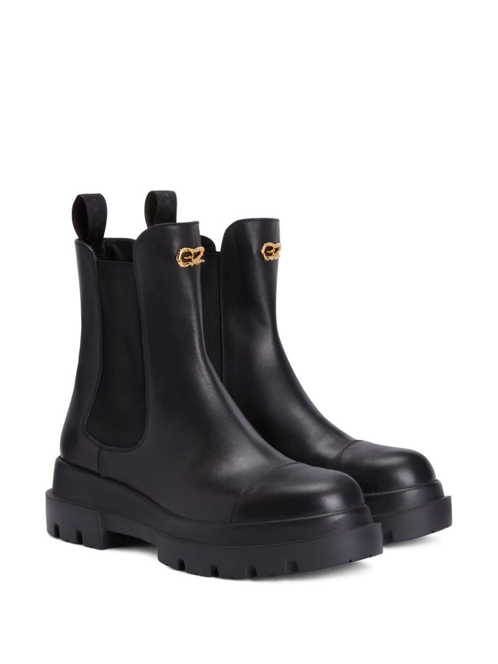 Tankie Beatle logo-plaque boots - 2